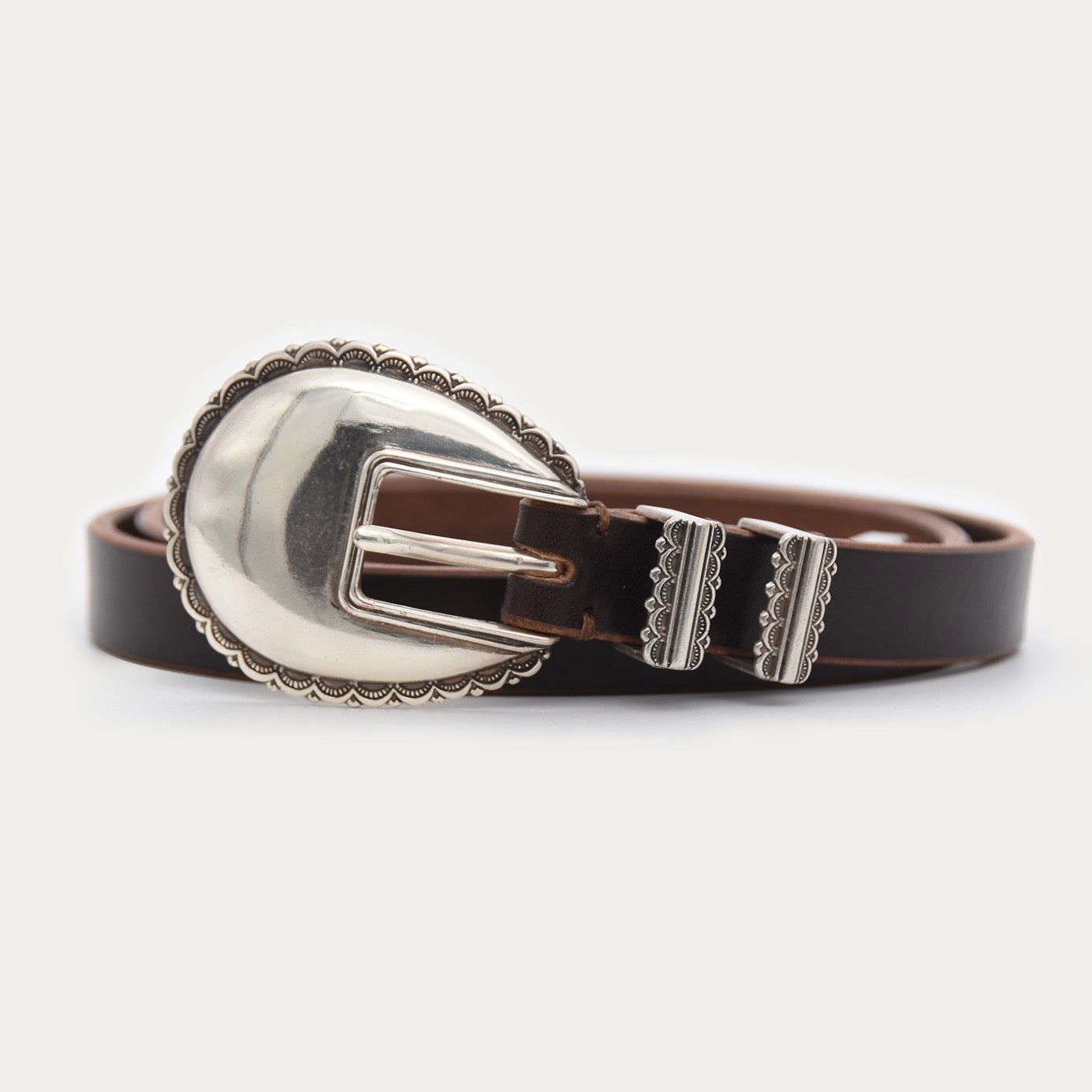 Silver Scalloped 4-piece Belt