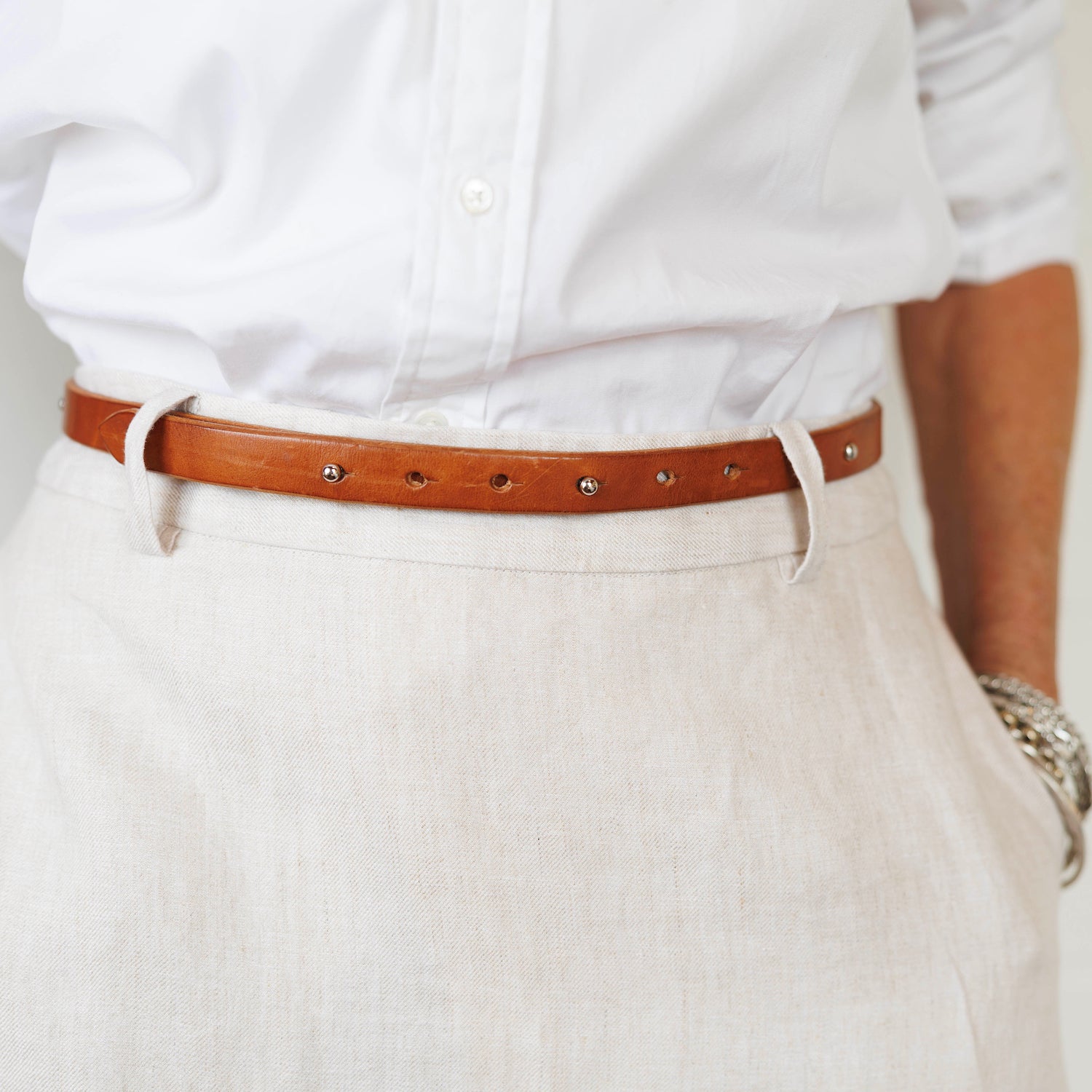 Studded Cinch Belt