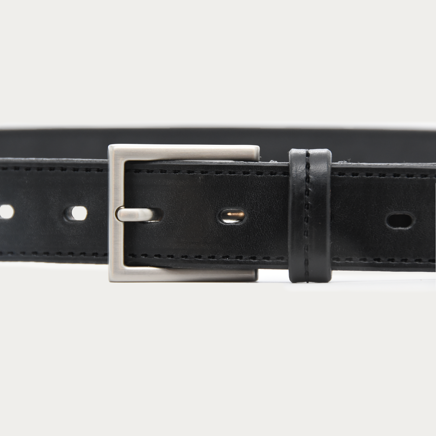 Stitched Square Dress Belt - 1.25"