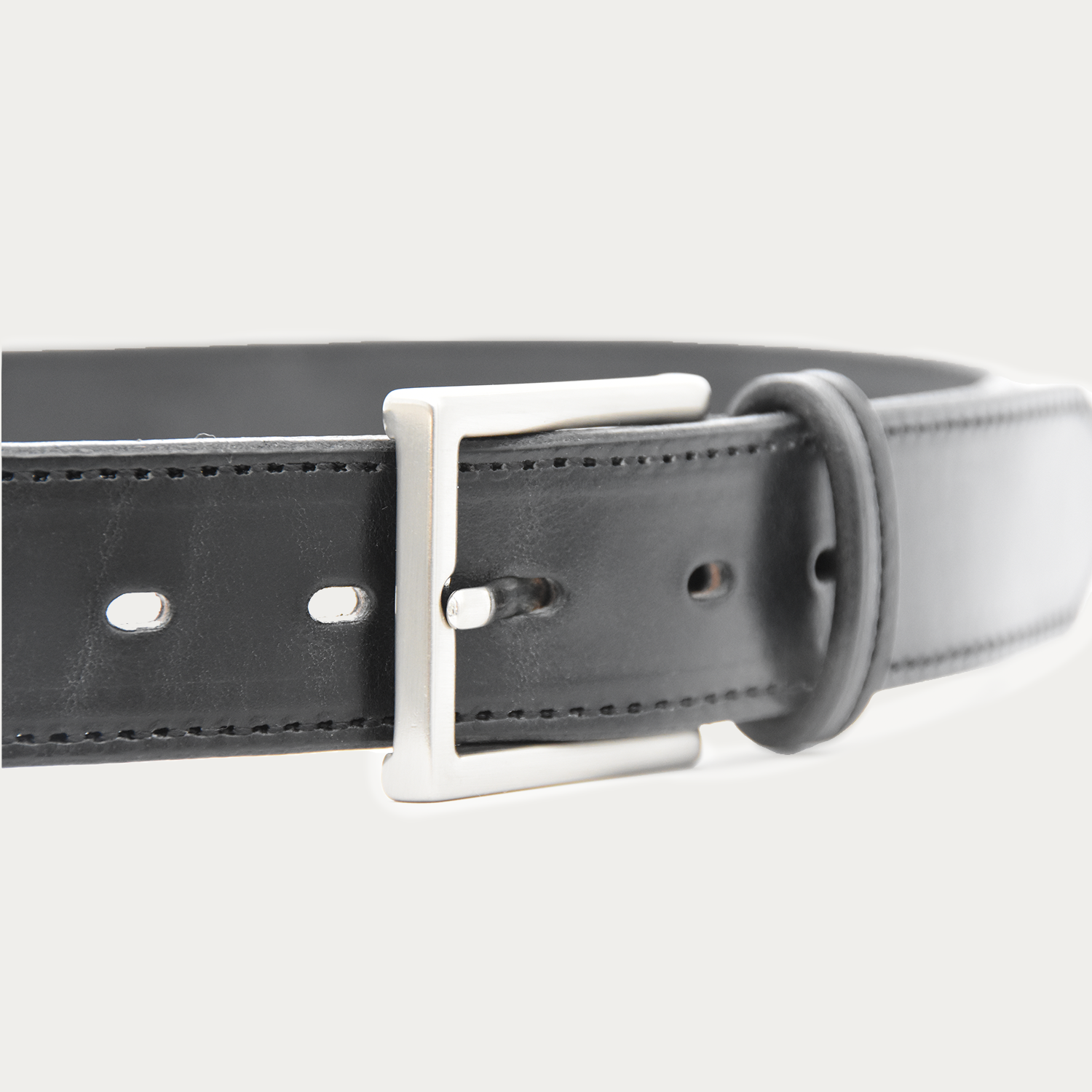 Stitched Square Dress Belt - 1.5"
