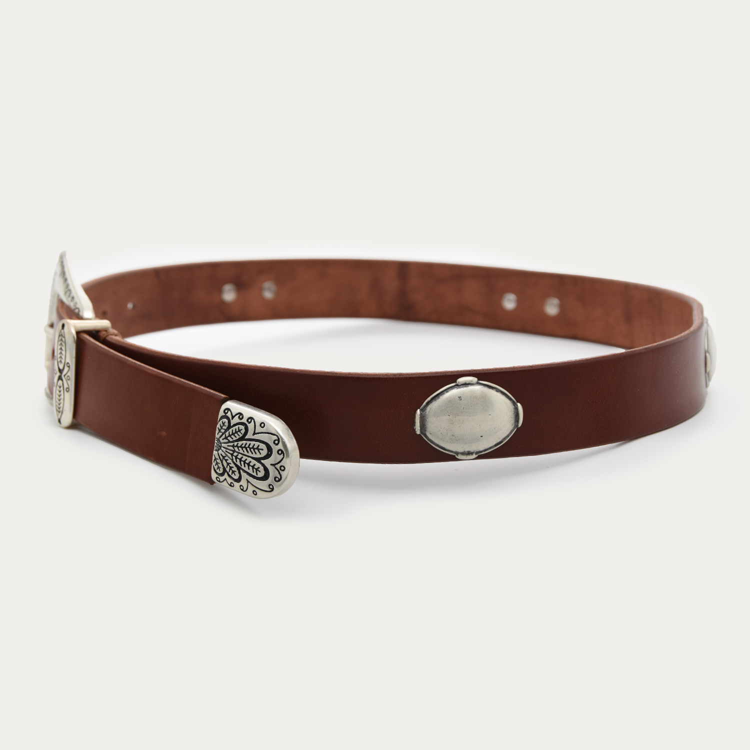 Silver Palmetto 3-piece Belt
