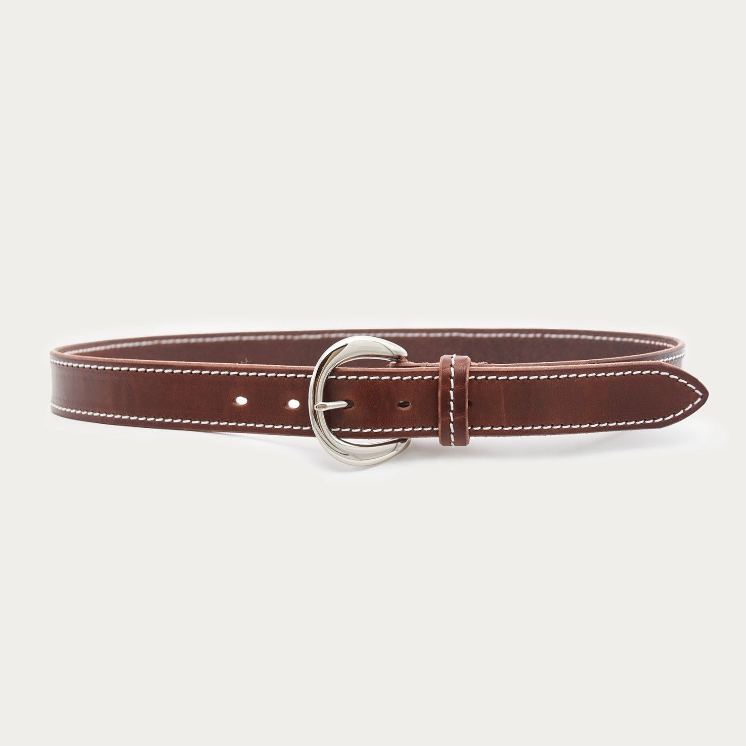 Bold Stitched Curve Belt
