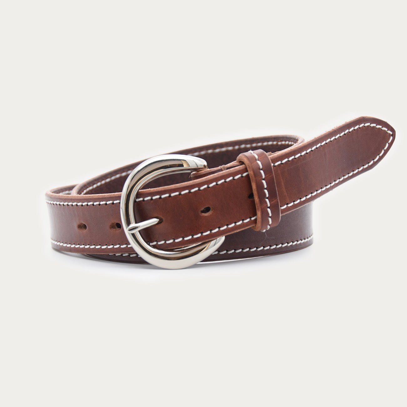 Bold Stitched Curve Belt
