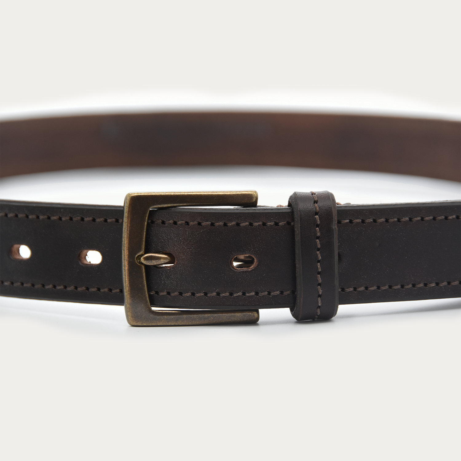 Stitched Flat Square Belt - 1.25"