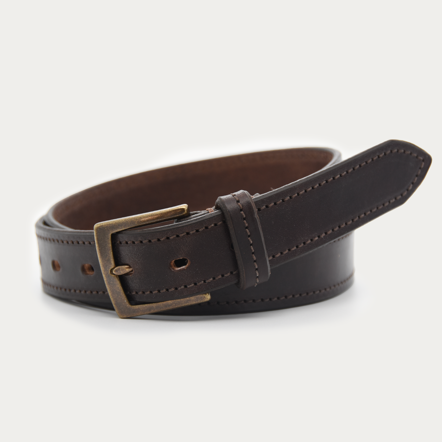 Stitched Flat Square Belt - 1.25"