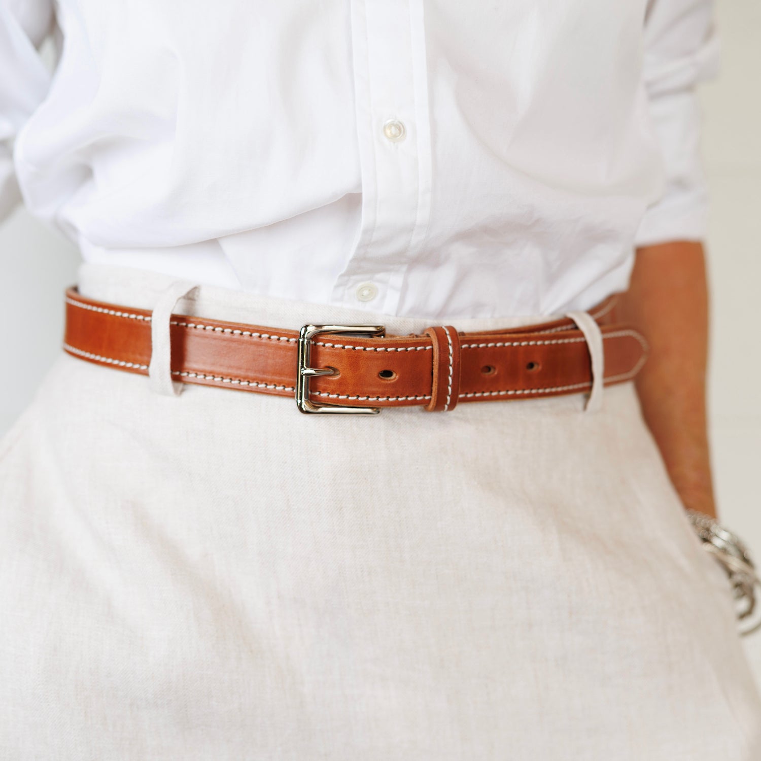 Stitched Square Belt
