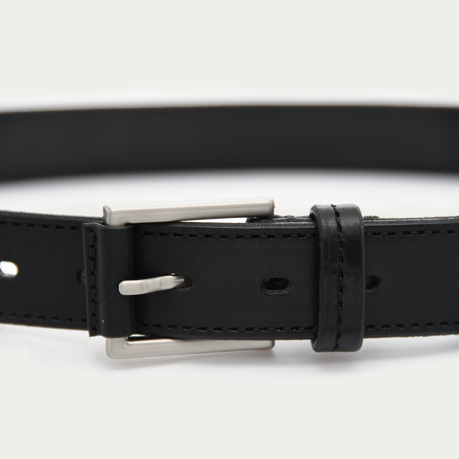 Stitched Square Dress Belt - 1.25"