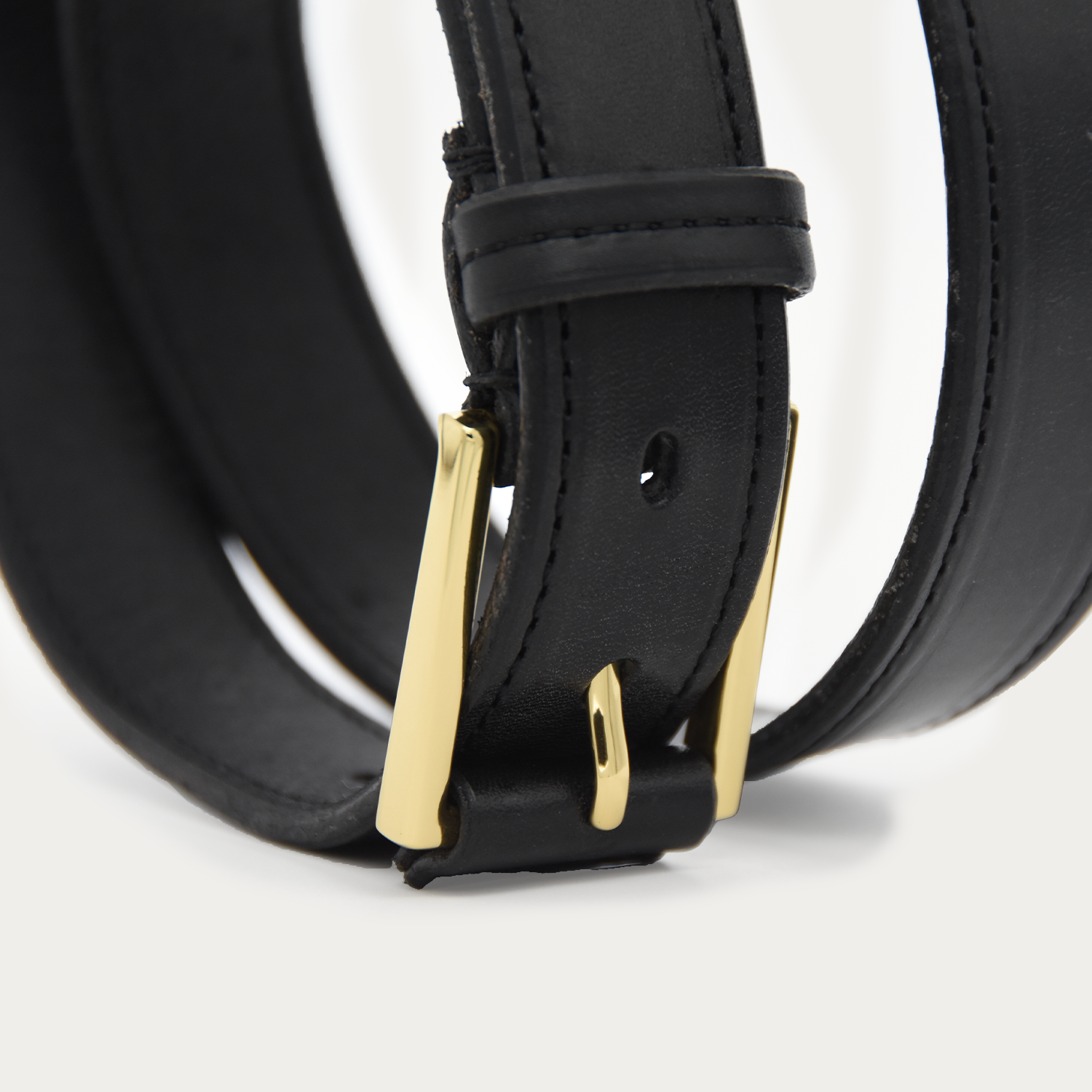 Stitched Square Dress Belt - 1.25"