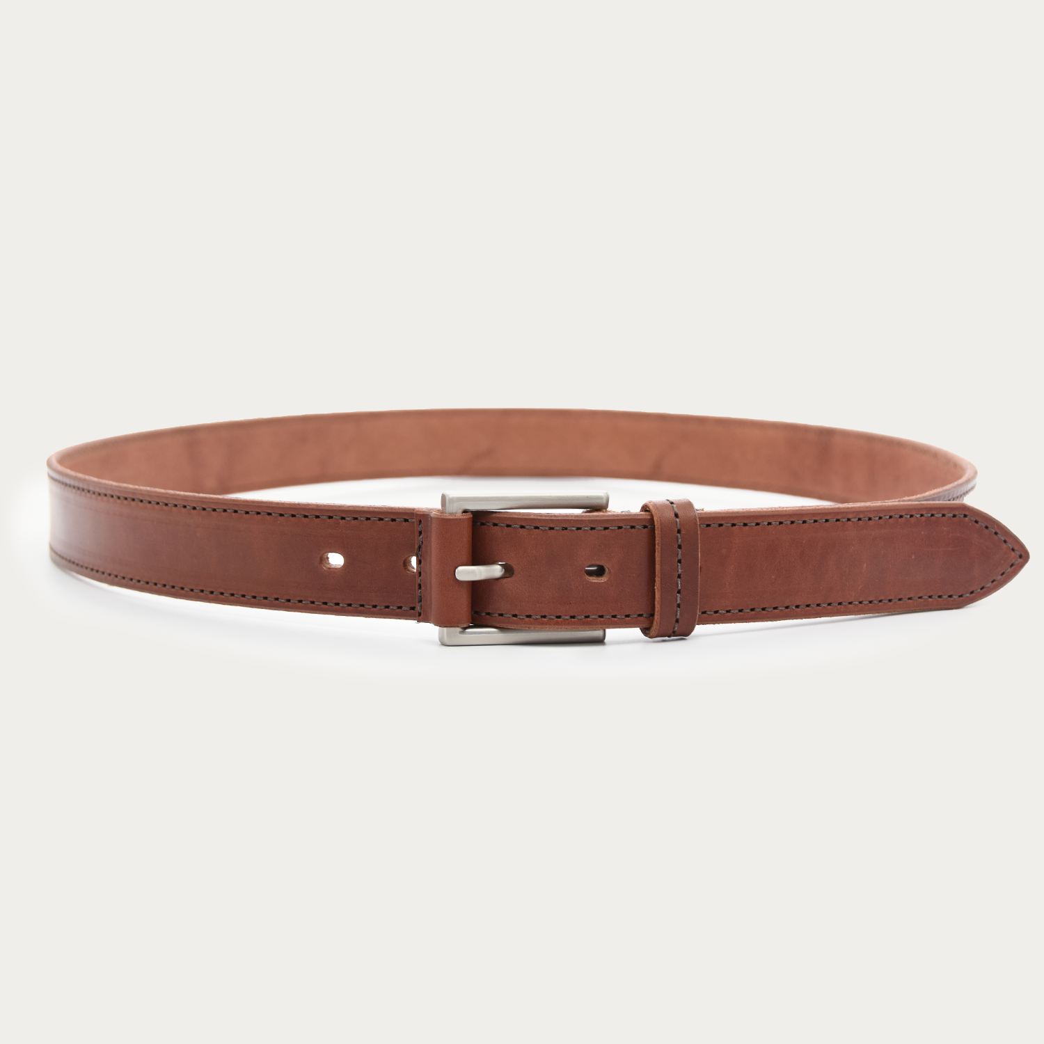 Stitched Square Dress Belt - 1.25"