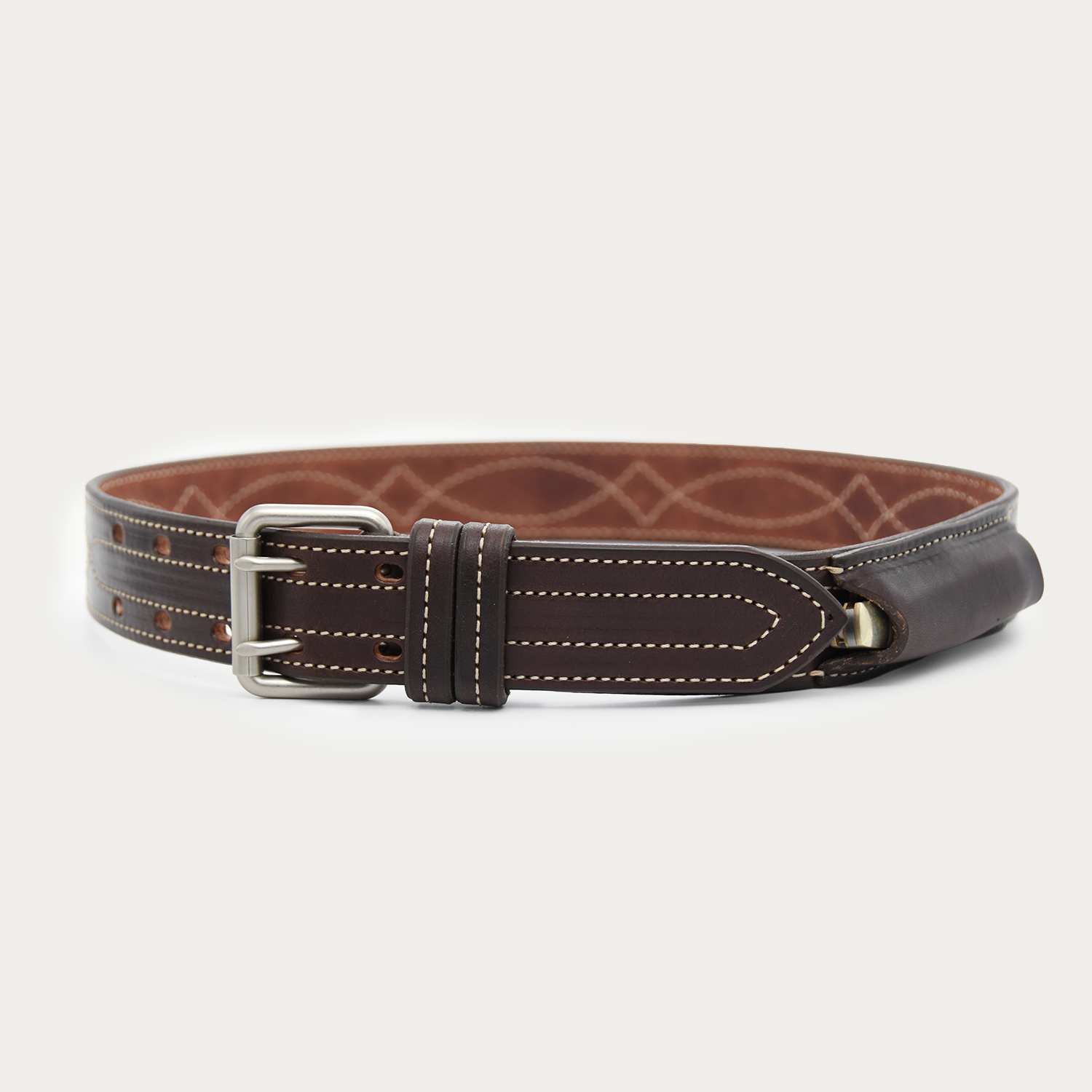 Cowboy Stitch Stockman's Knife Roller Belt