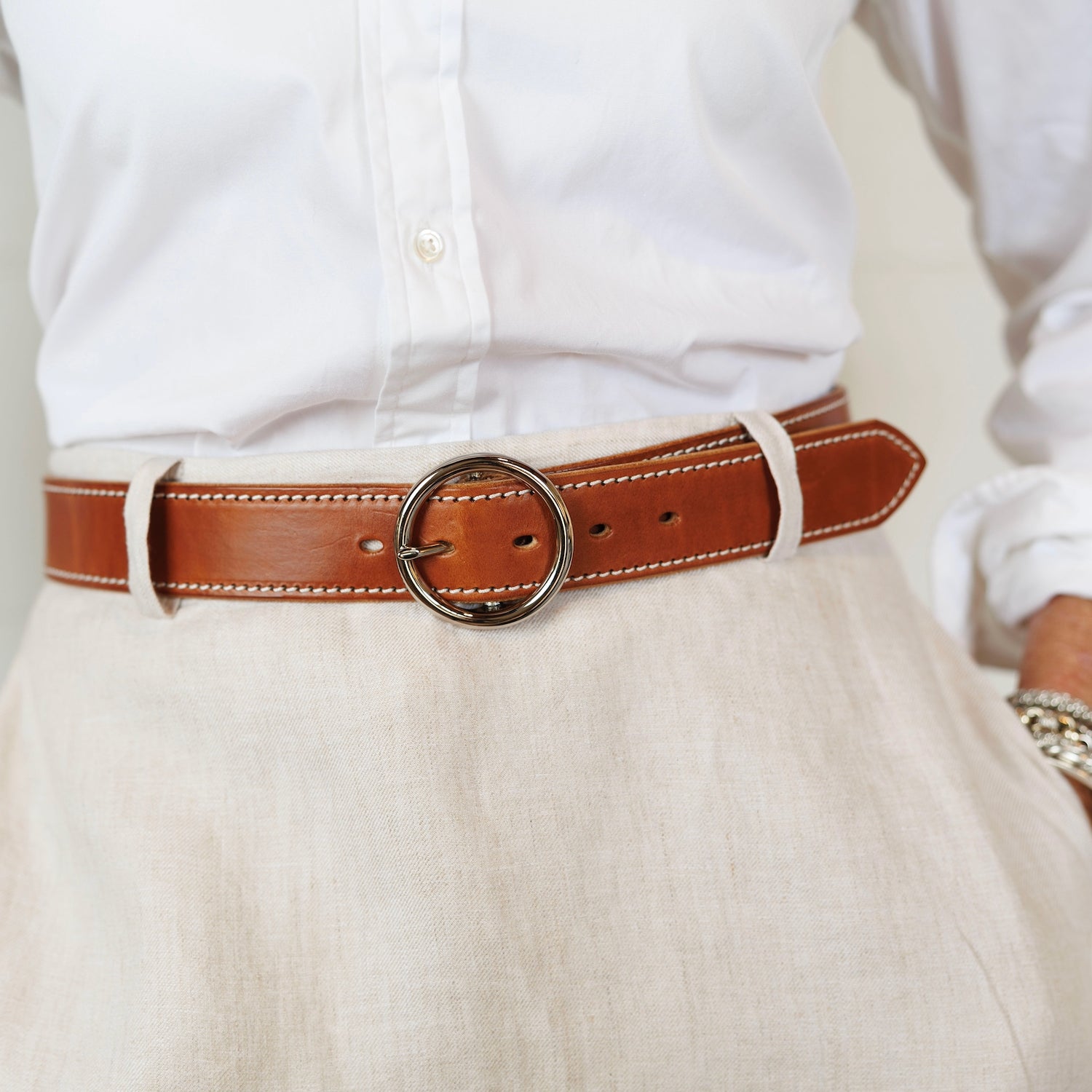 Stitched O Belt