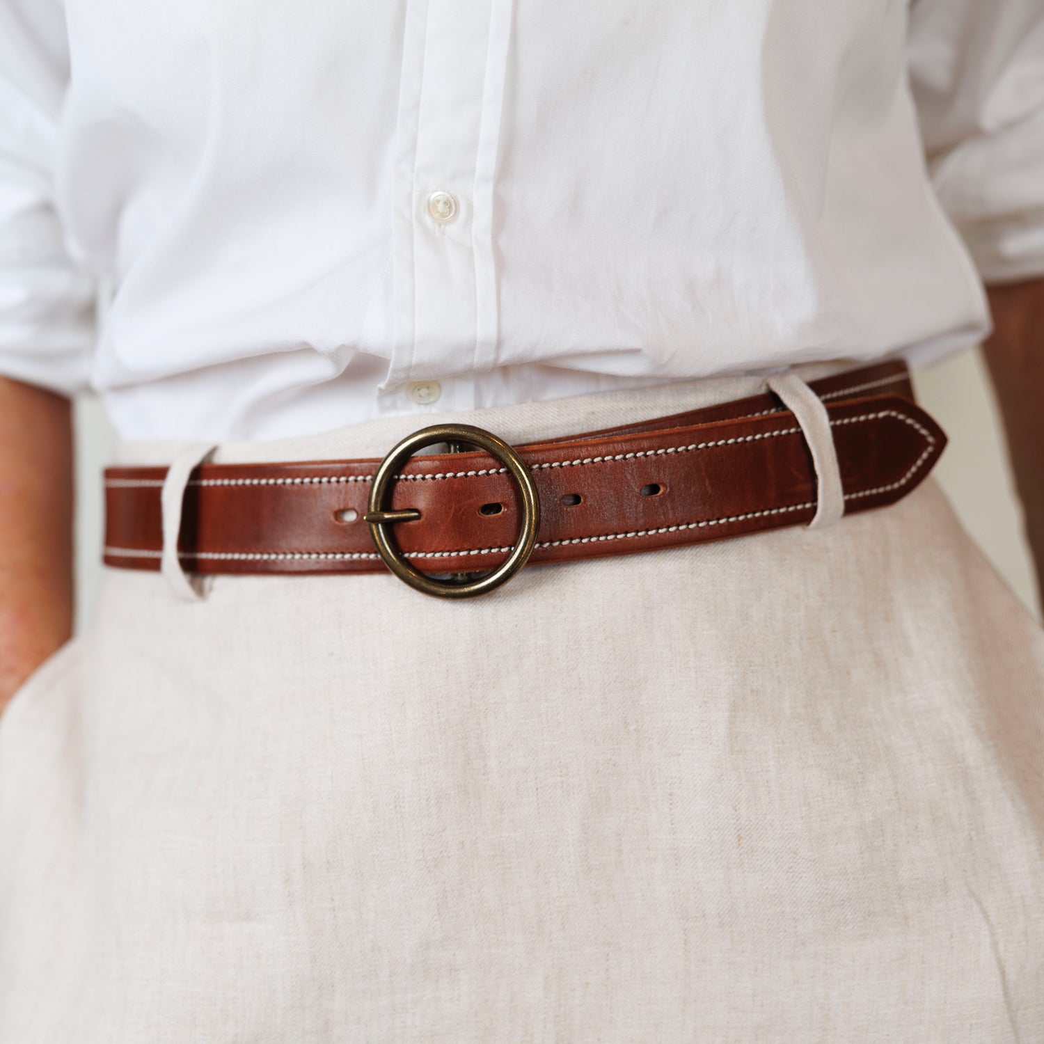Stitched O Belt