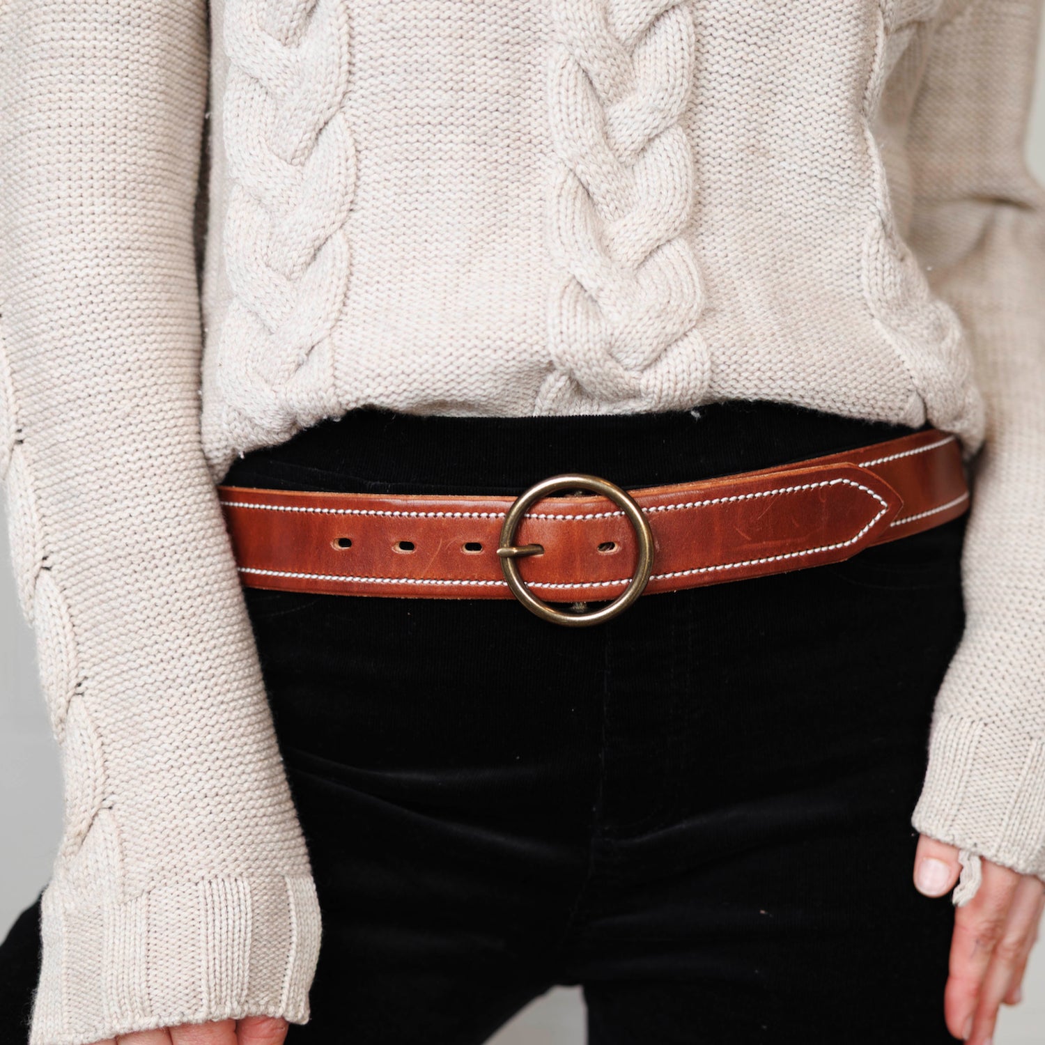 Stitched O Belt
