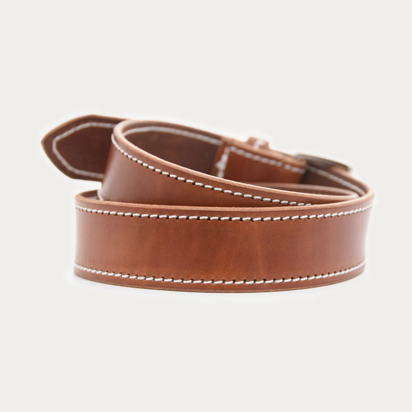 Bold Stitched Rectangle Belt