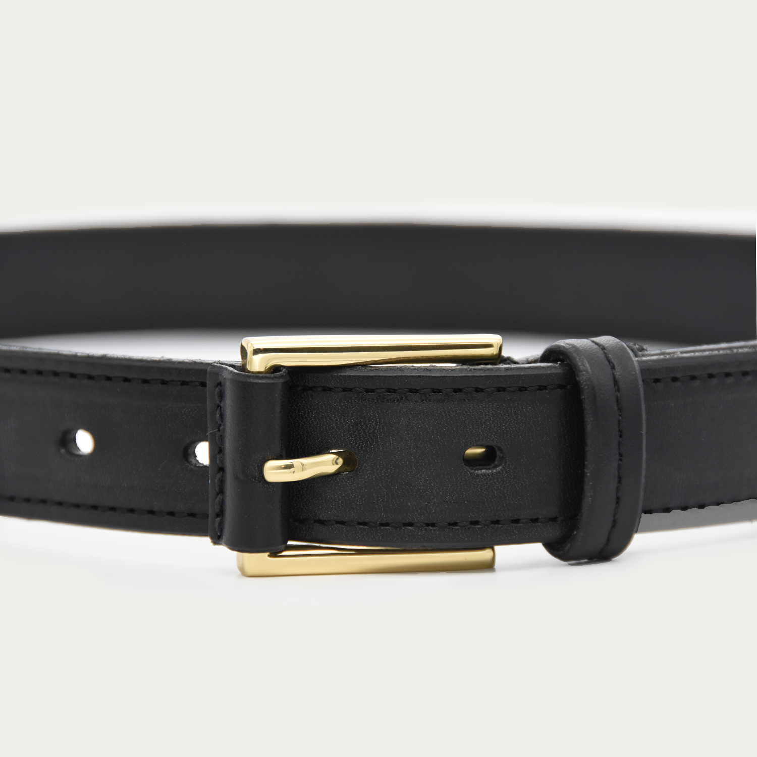 Stitched Square Dress Belt - 1.25"