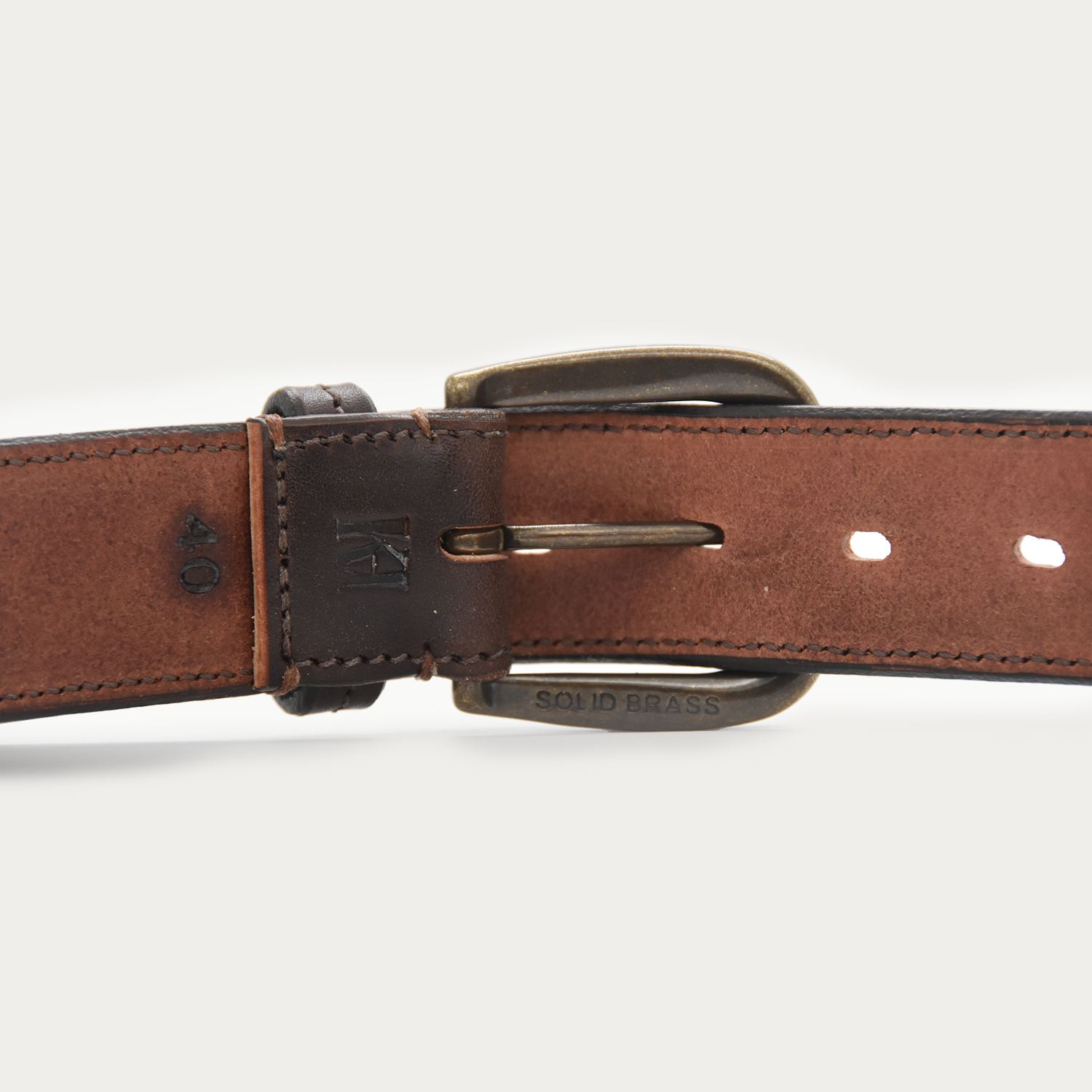 Stitched Rugged Belt - 1.5"