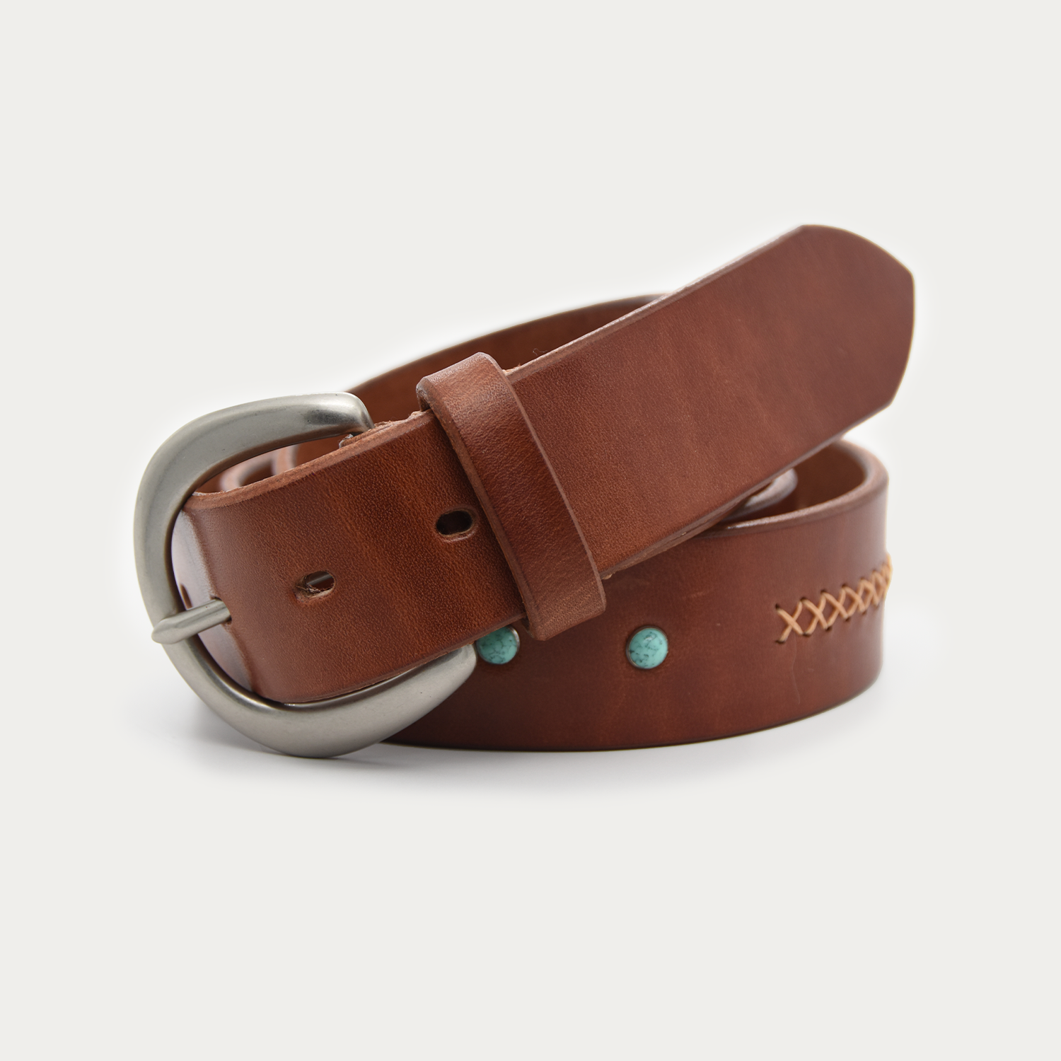 Turquoise Hatch Belt - 1.5"