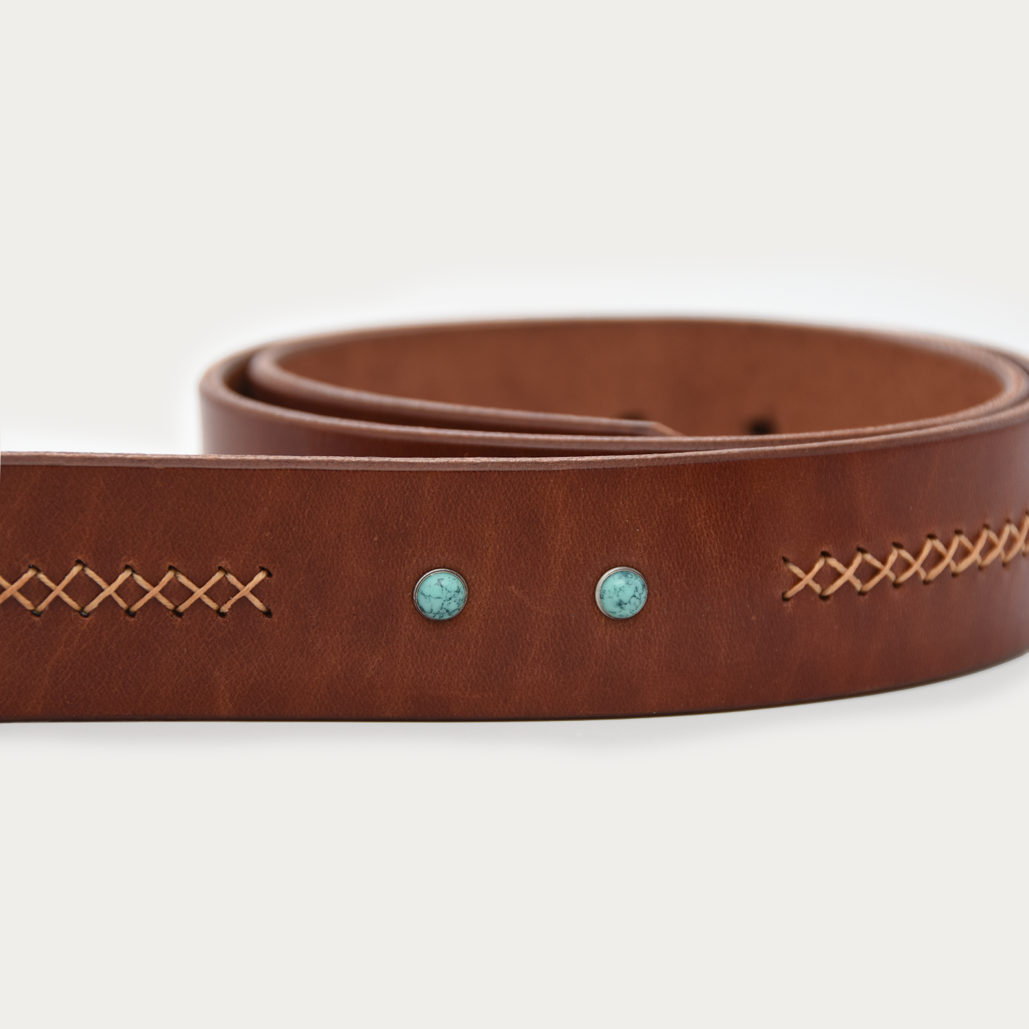 Turquoise Hatch Belt - 1.5"