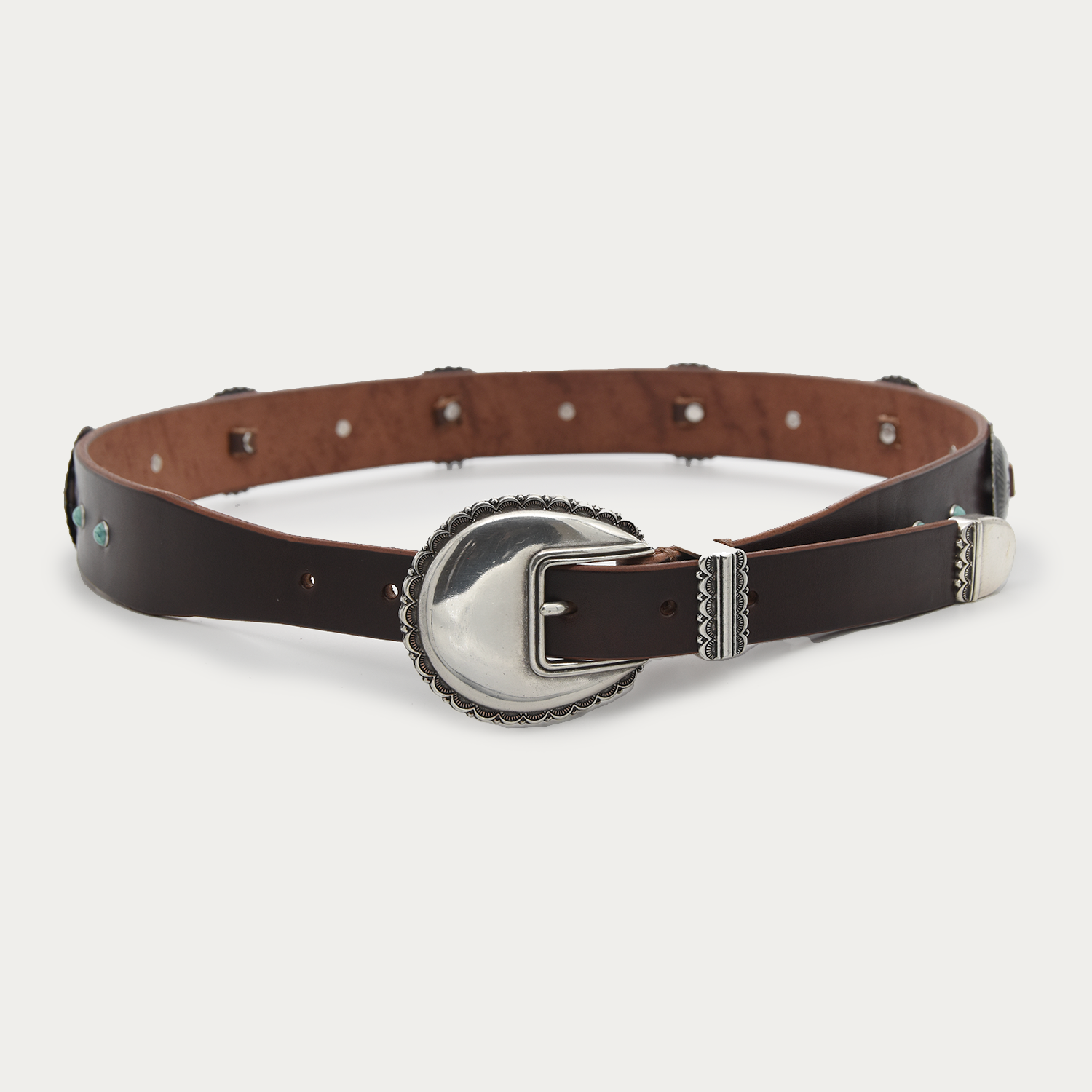 Turquoise Threaded 3-piece Belt