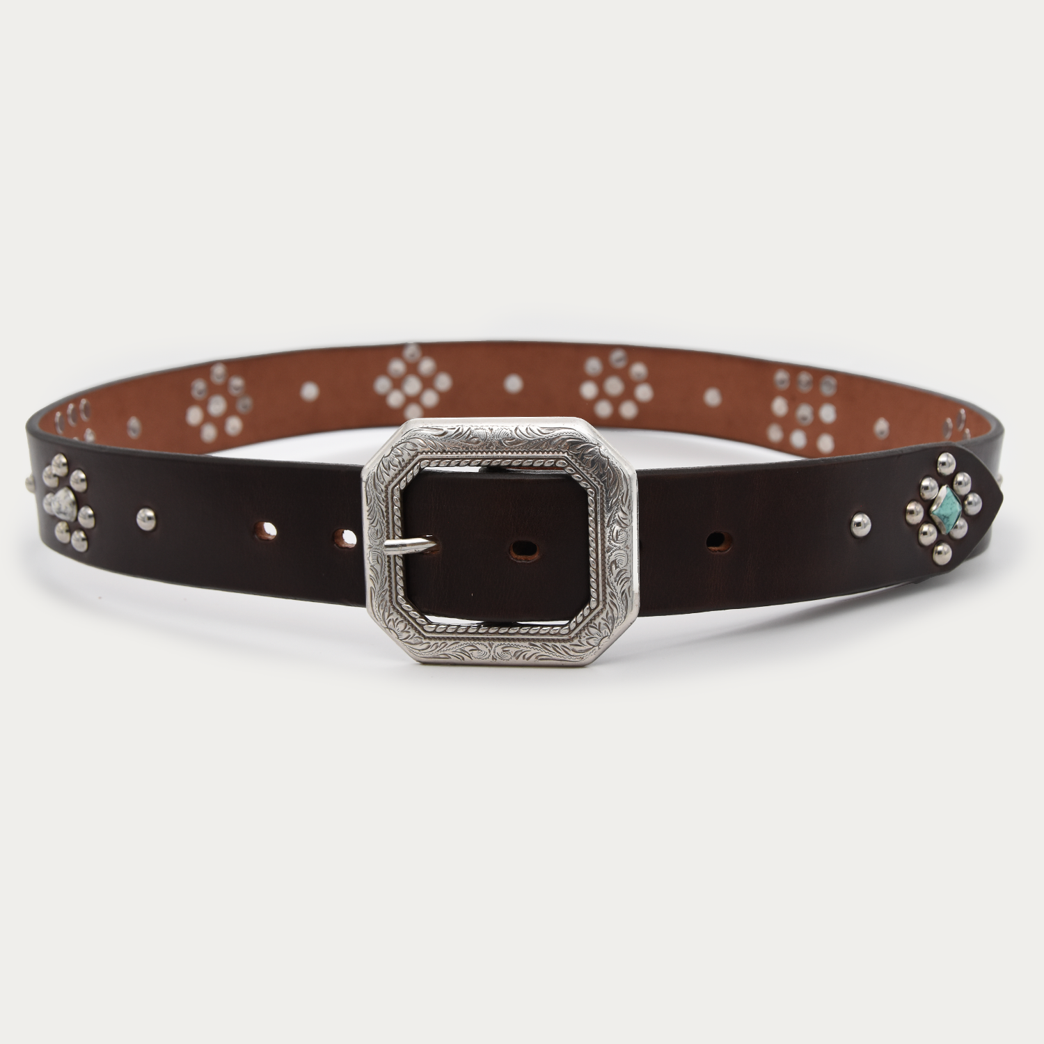 Turquoise Diamond & Daisy Belt