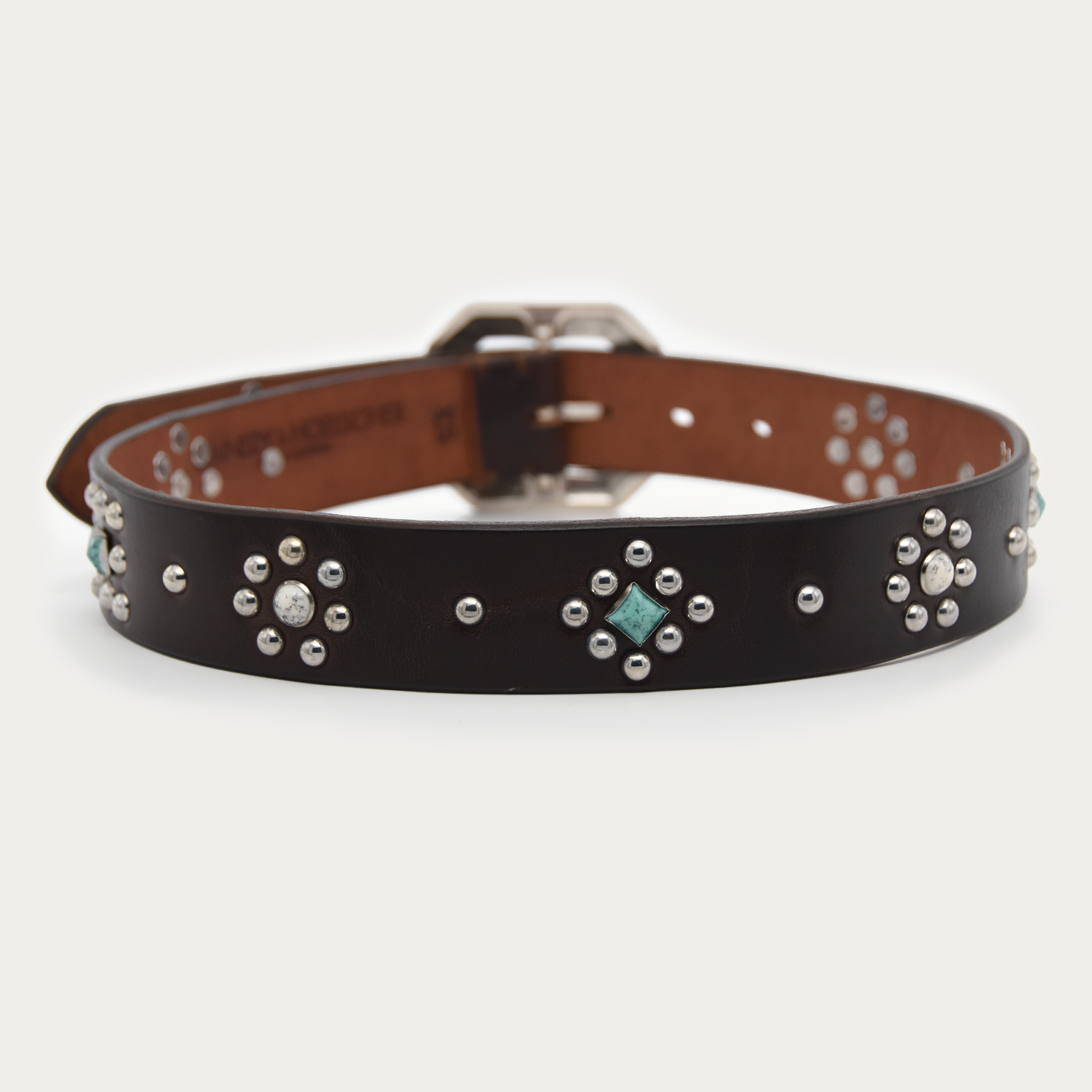 Turquoise Diamond & Daisy Belt