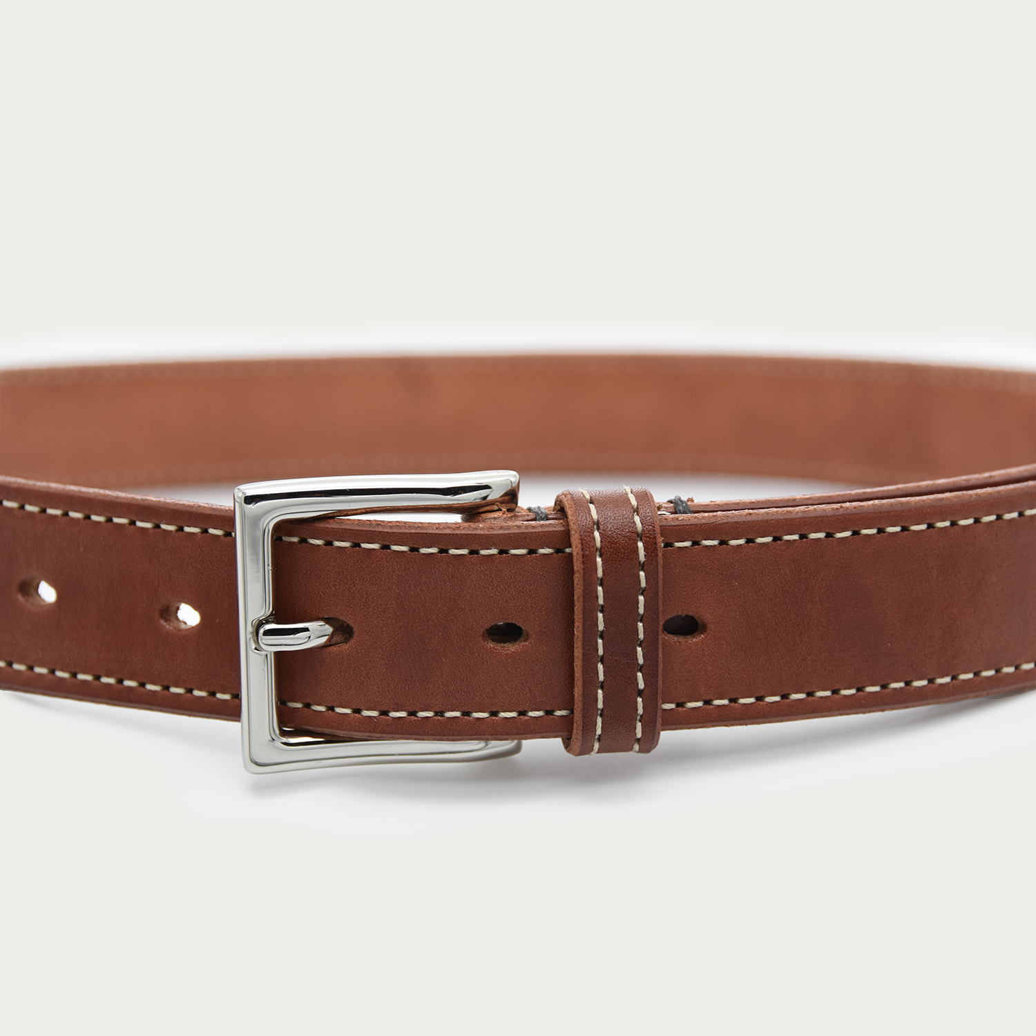 Classic Stitched Square Belt