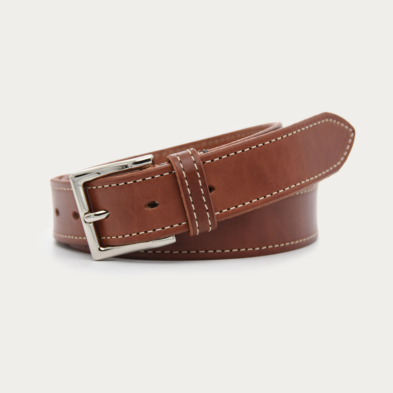 Classic Stitched Square Belt