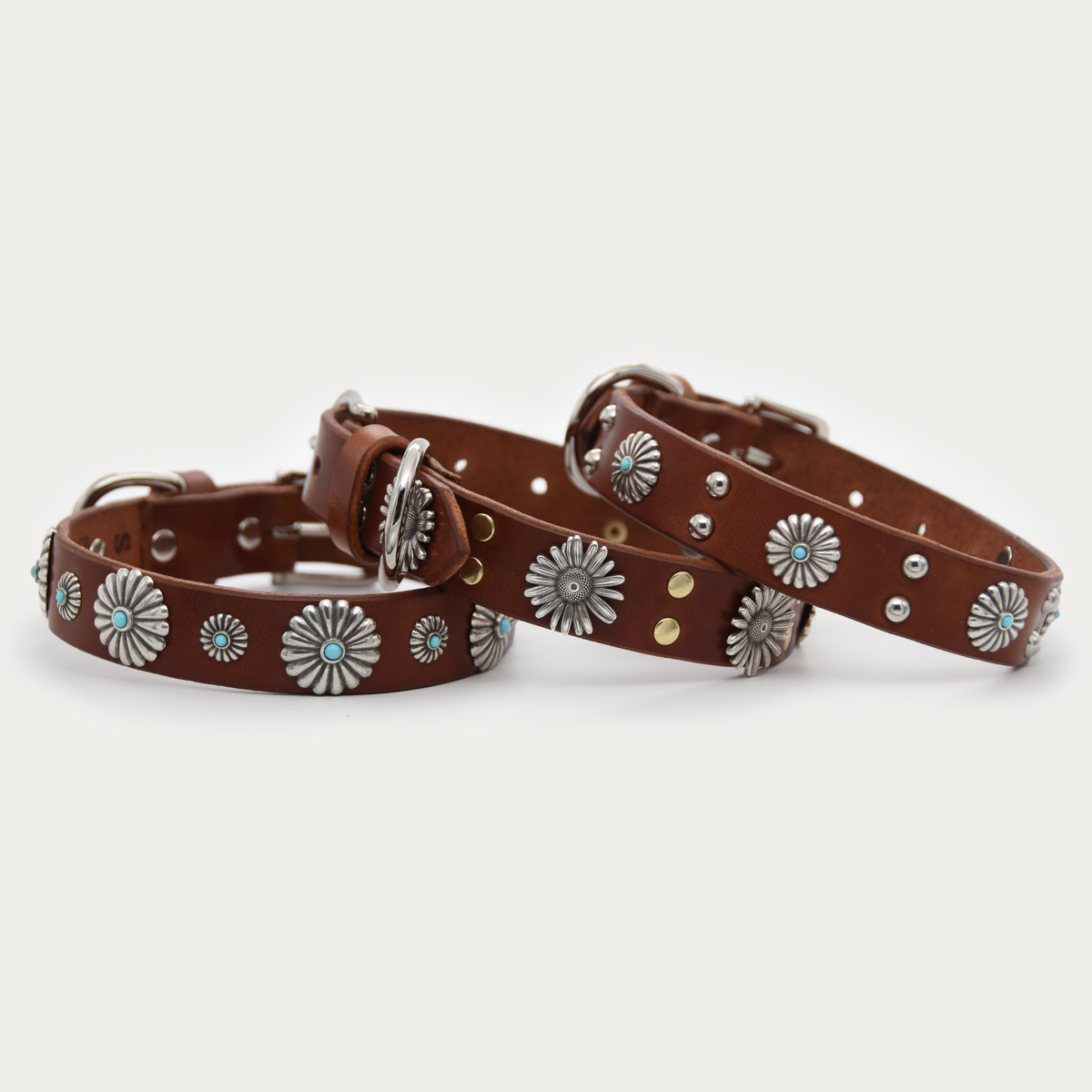 Dog Collar - Two-tone Daisy Chain