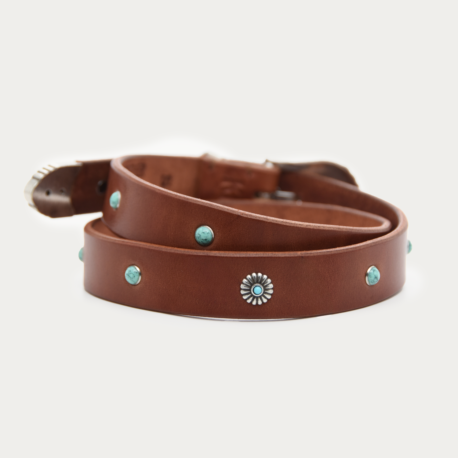 Turquoise Daisy 3-piece Belt
