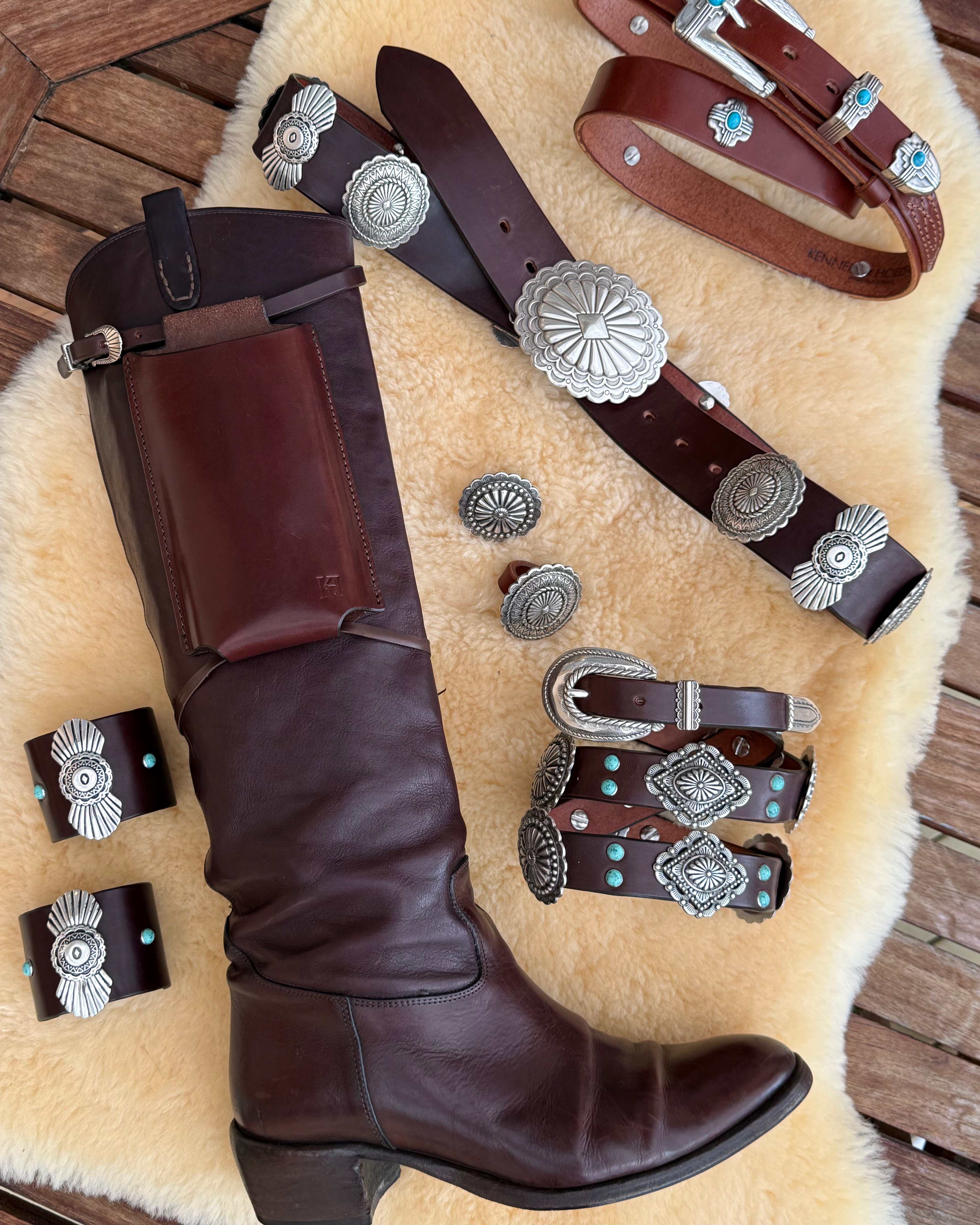 Southwest Bow Tie Trophy Belt