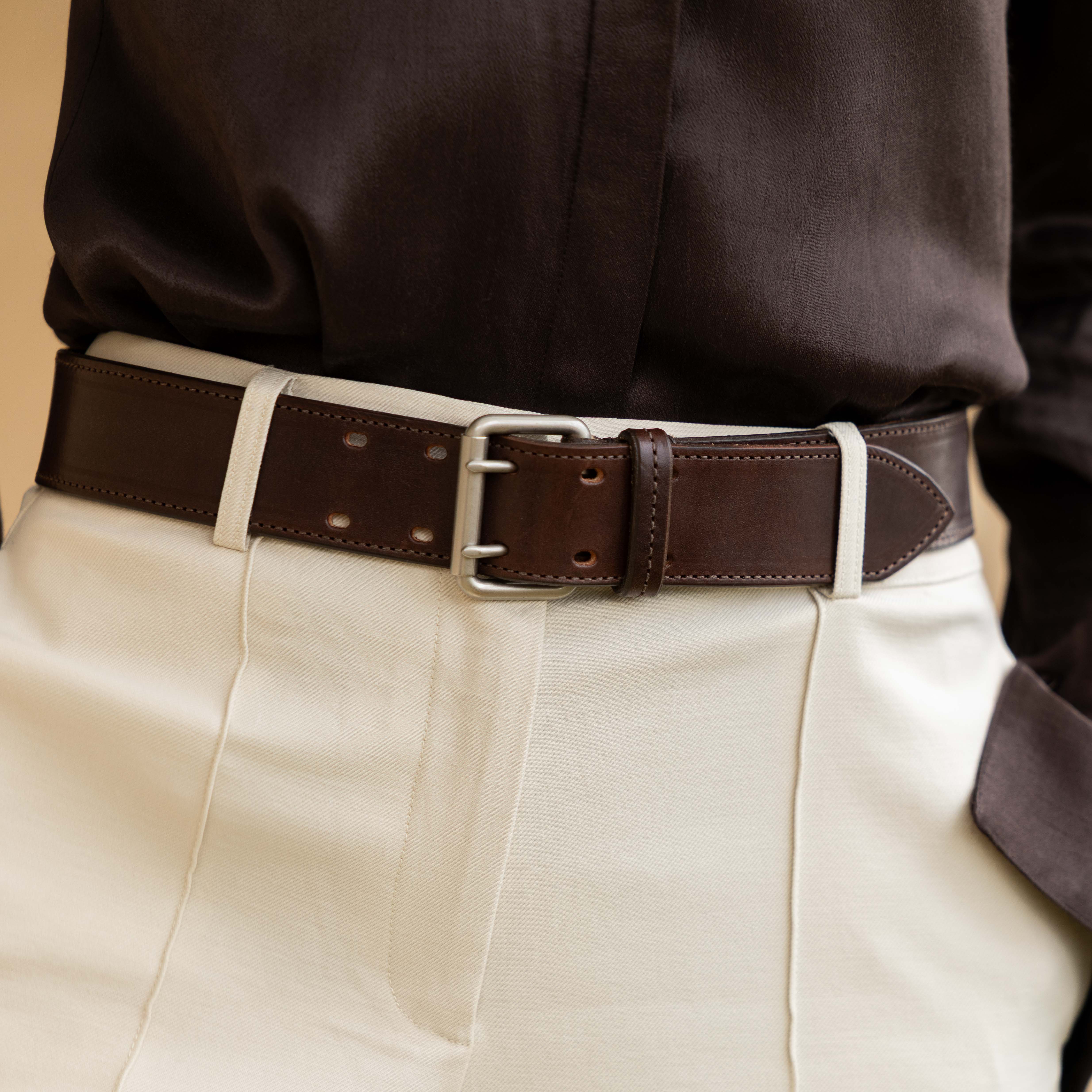 Stitched Classic Double Belt