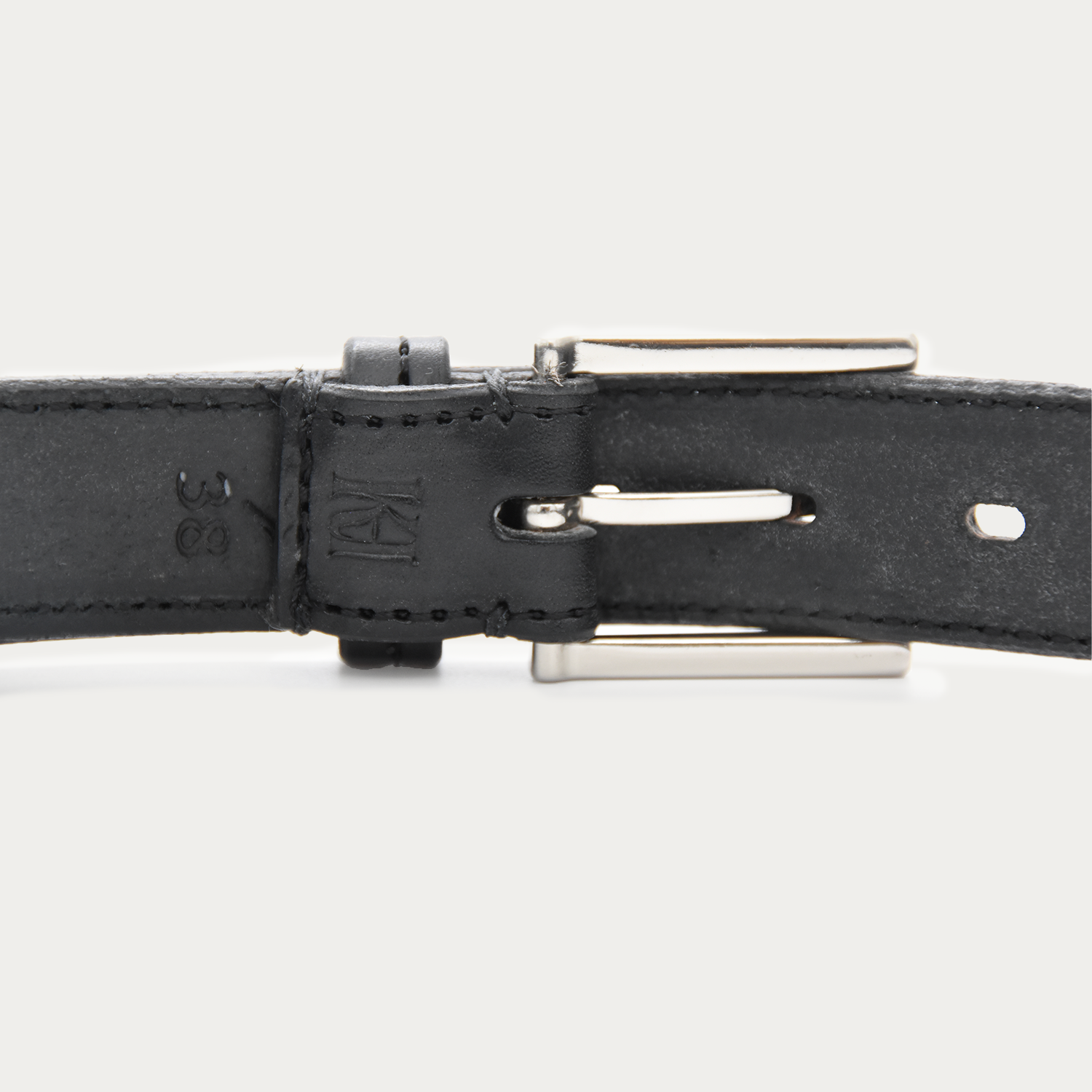 Stitched Square Dress Belt - 1.25"
