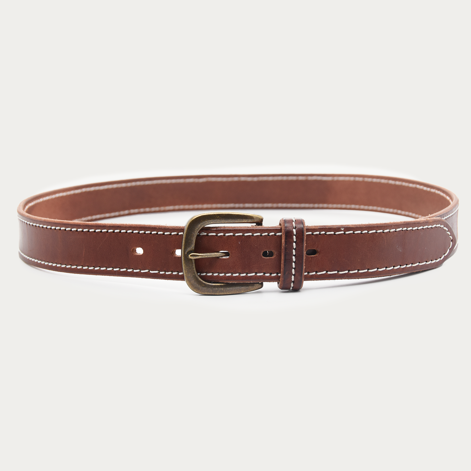 Bold Stitched Rugged Belt - 1.25"