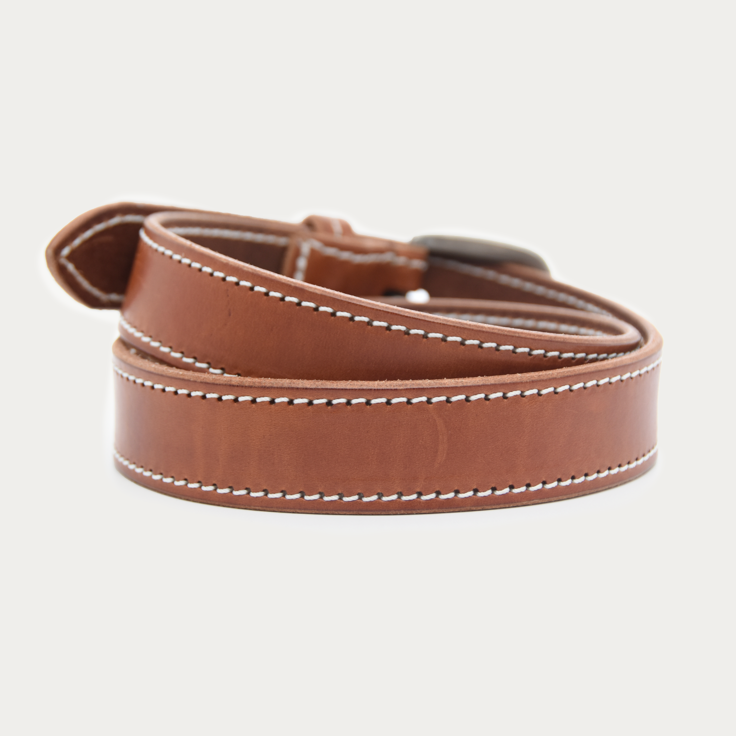 Bold Stitched Rugged Belt - 1.25"