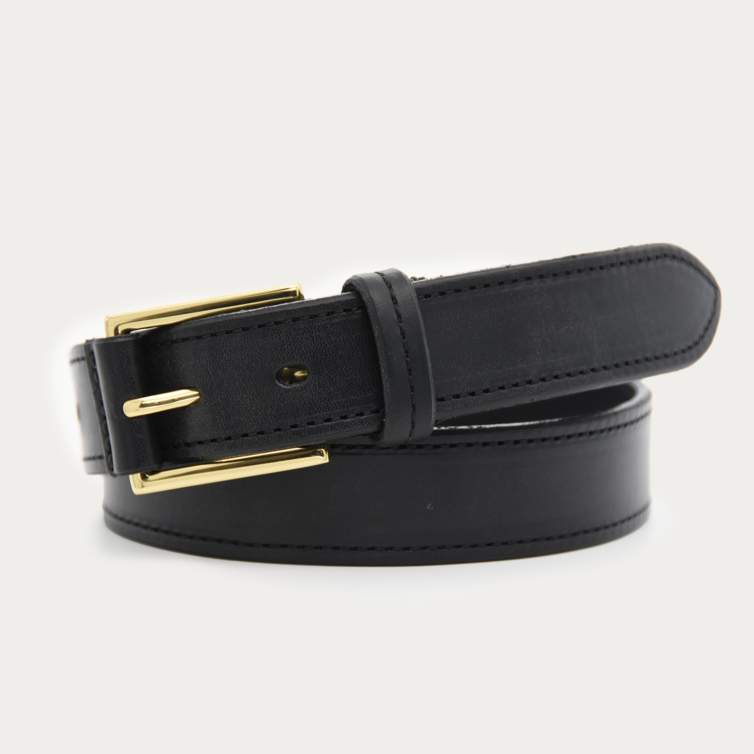 Stitched Square Dress Belt - 1.25"