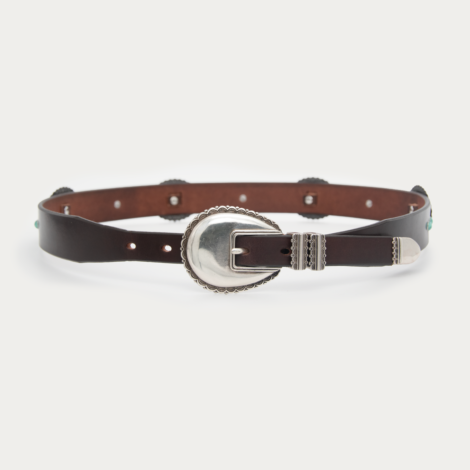 Turquoise Threaded 4-piece Belt