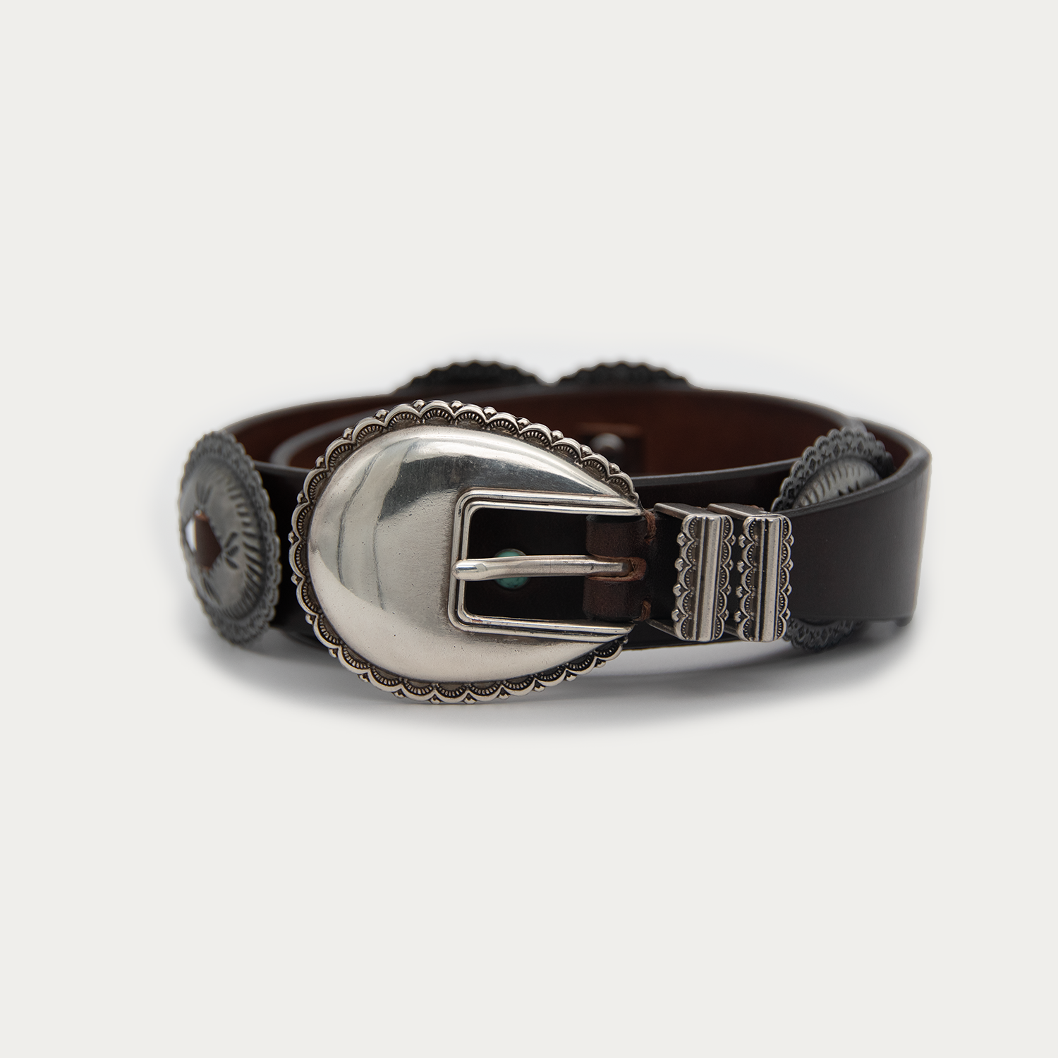 Turquoise Threaded 4-piece Belt