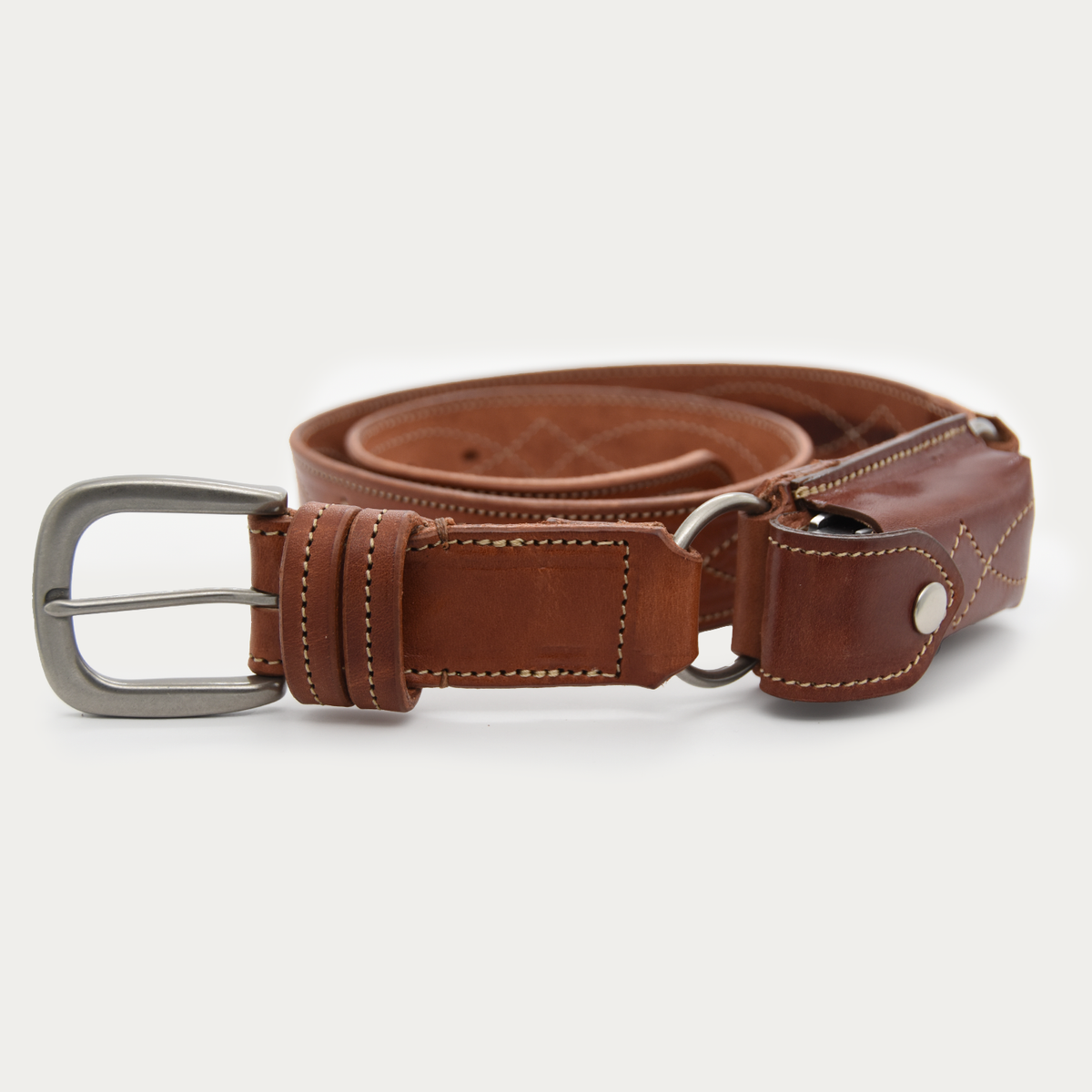 Cowboy Stitch Hobble Knife Belt - Leatherman Wave +