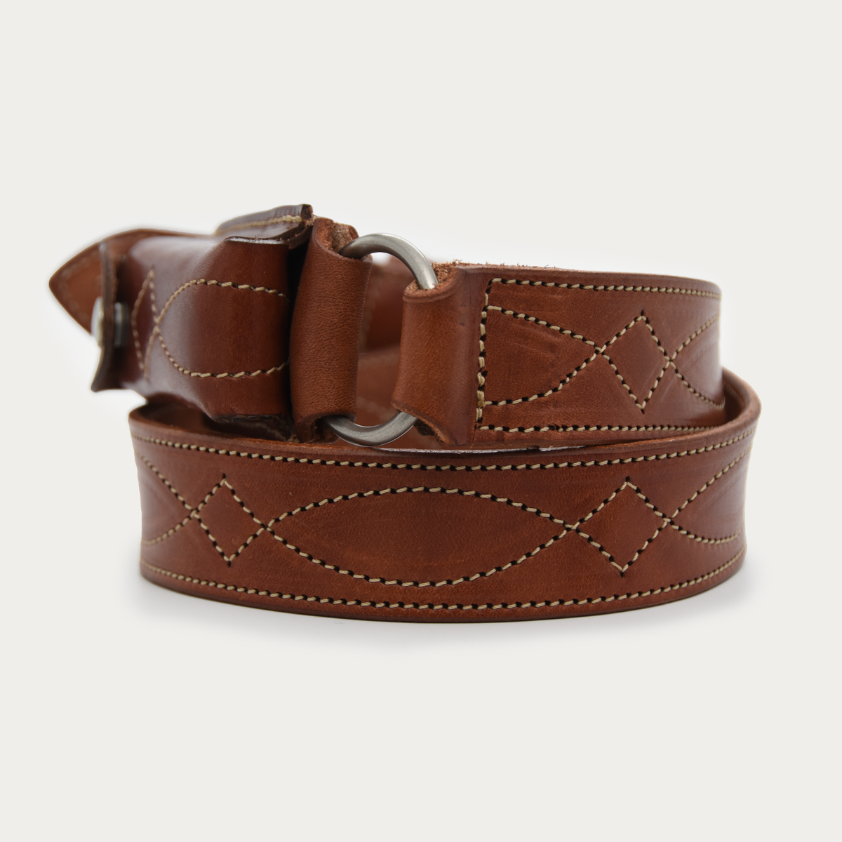 Cowboy Stitch Hobble Knife Belt - Leatherman Wave +