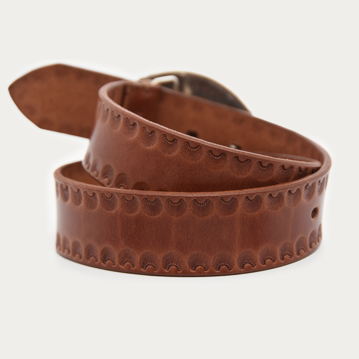 Stamped Silver Trophy Belt
