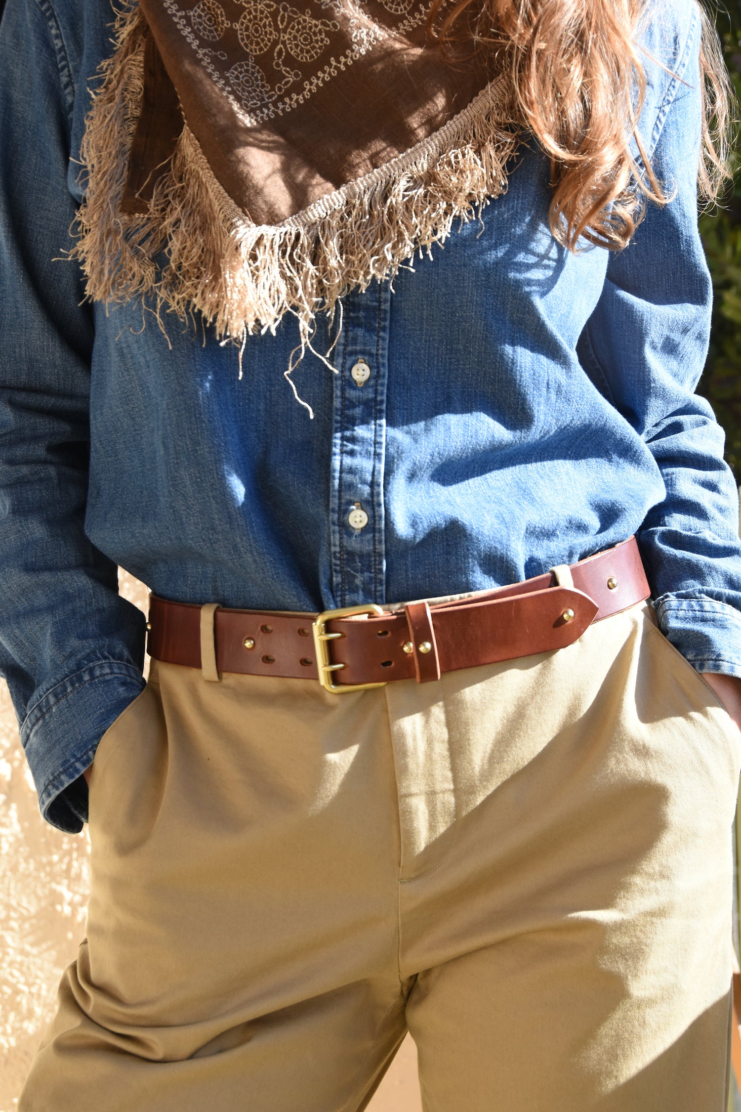 Studded Double Belt