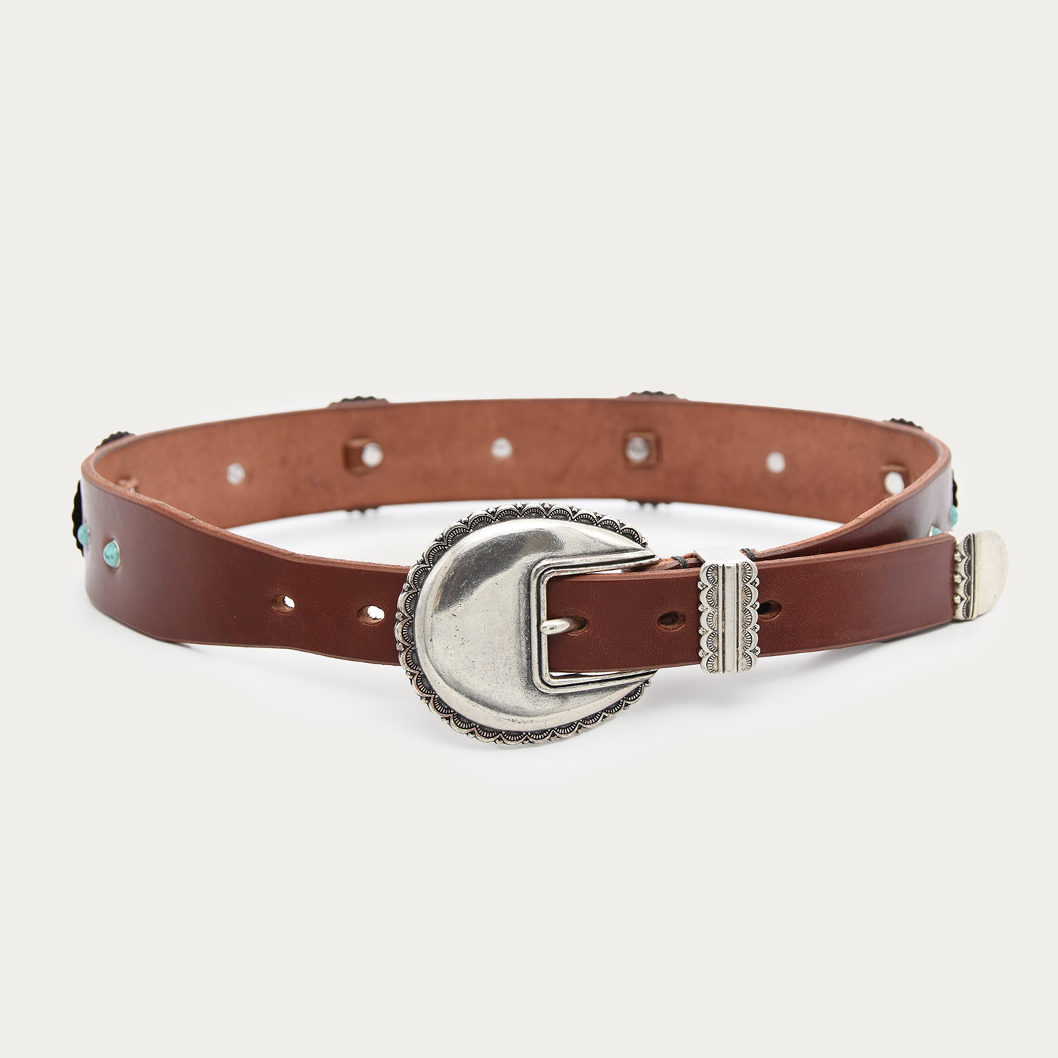 Turquoise Threaded 3-piece Belt