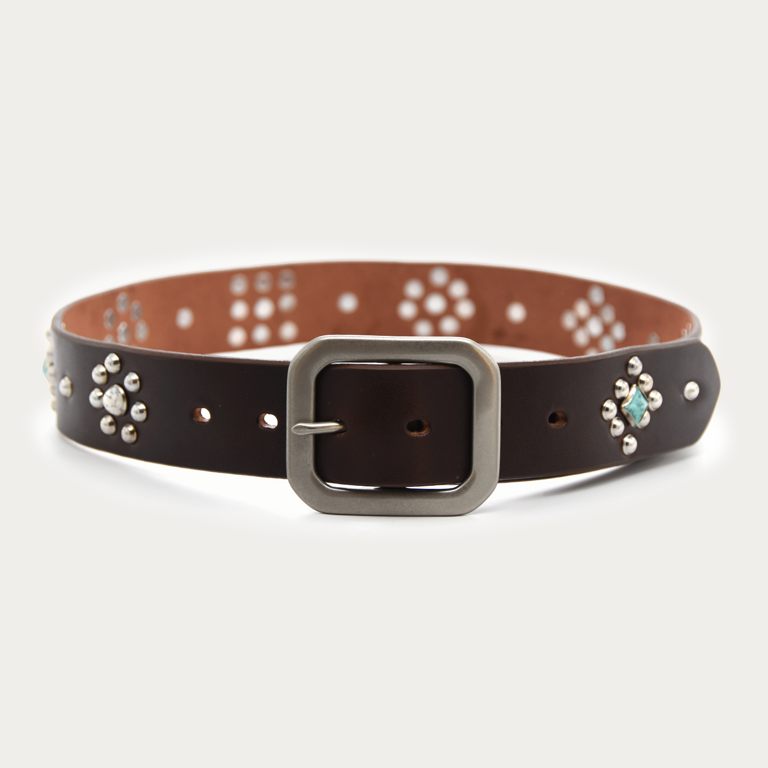 Turquoise Diamond & Daisy Belt