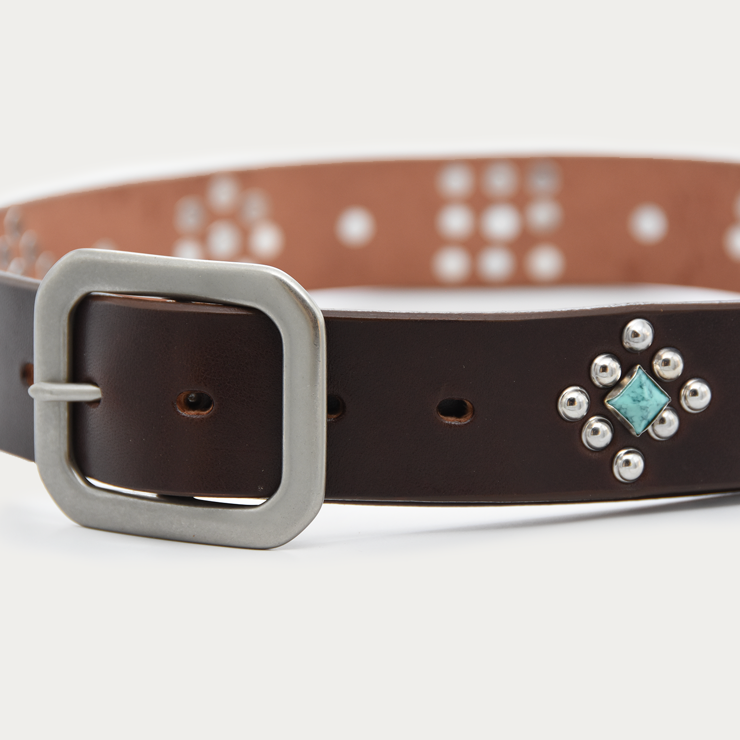 Turquoise Diamond & Daisy Belt