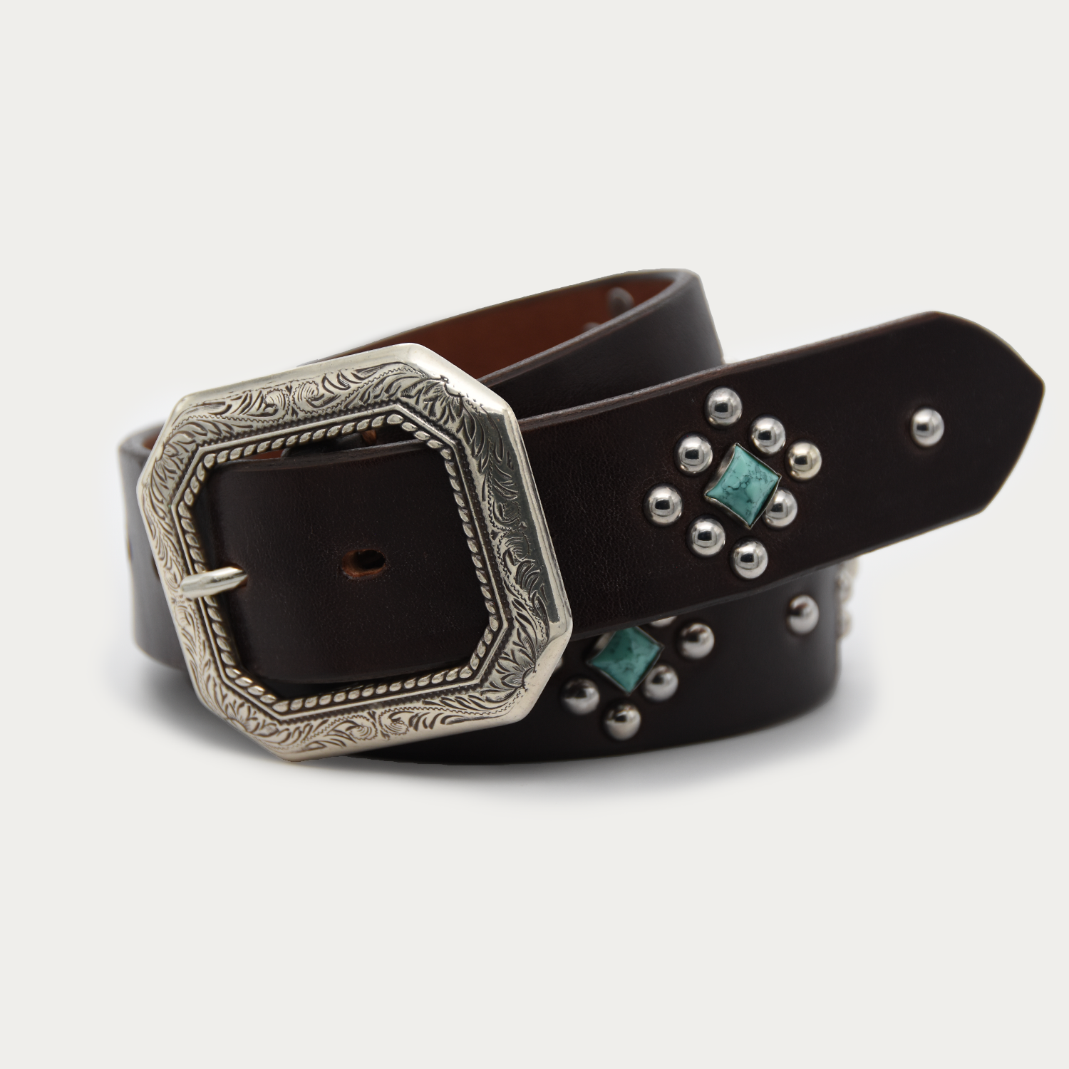 Turquoise Diamond & Daisy Belt
