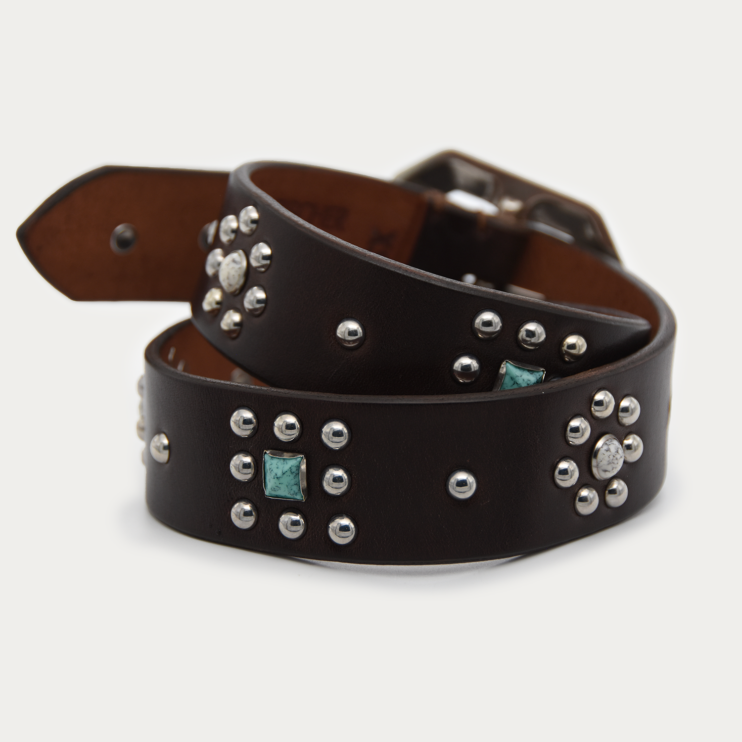 Turquoise Diamond & Daisy Belt