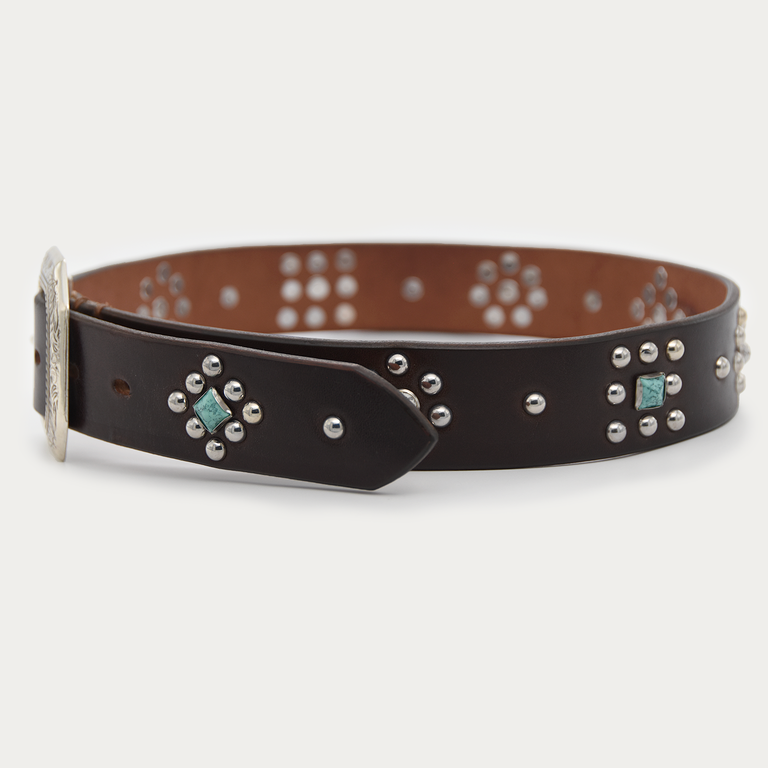 Turquoise Diamond & Daisy Belt