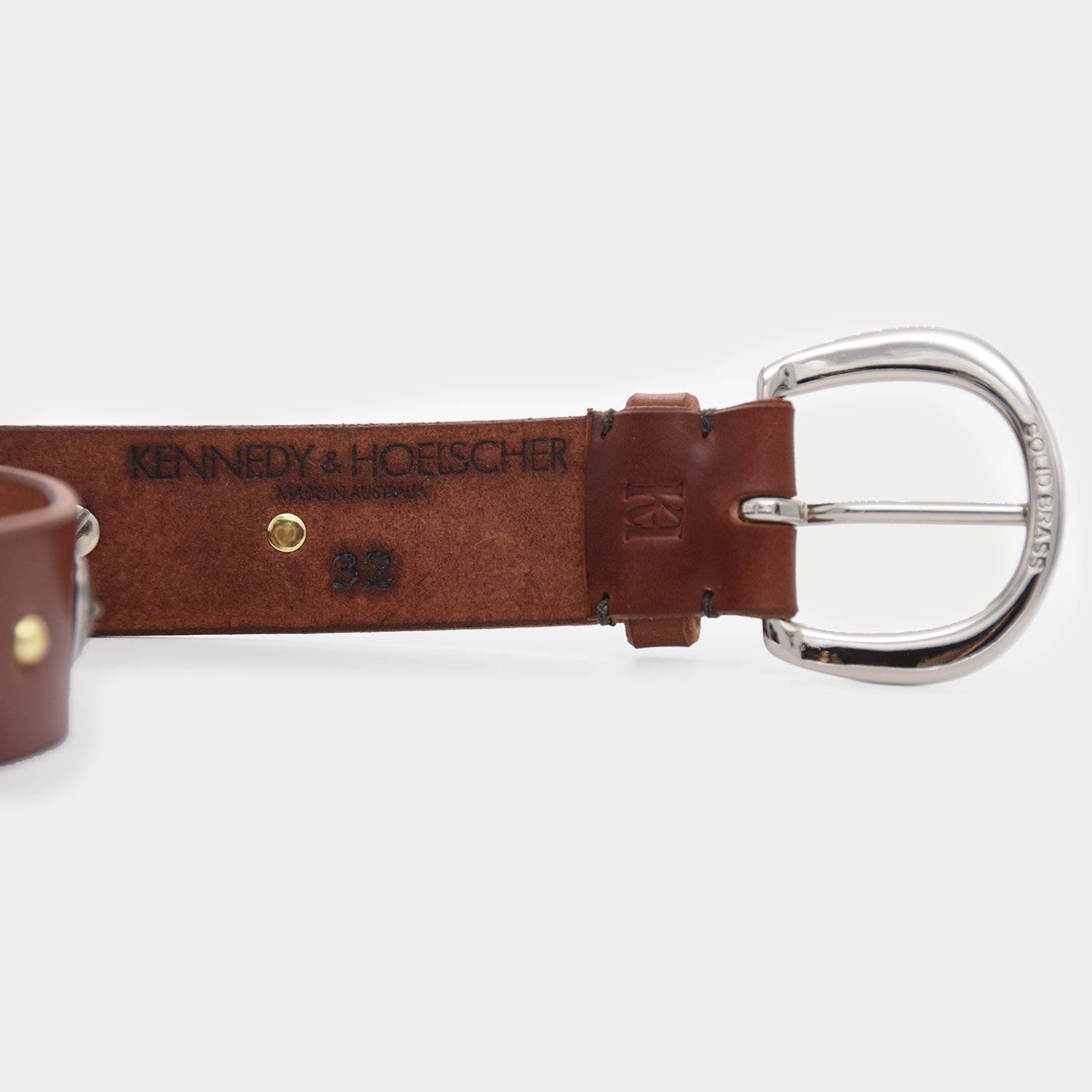 Two-tone Bloom Heart and Stud Belt