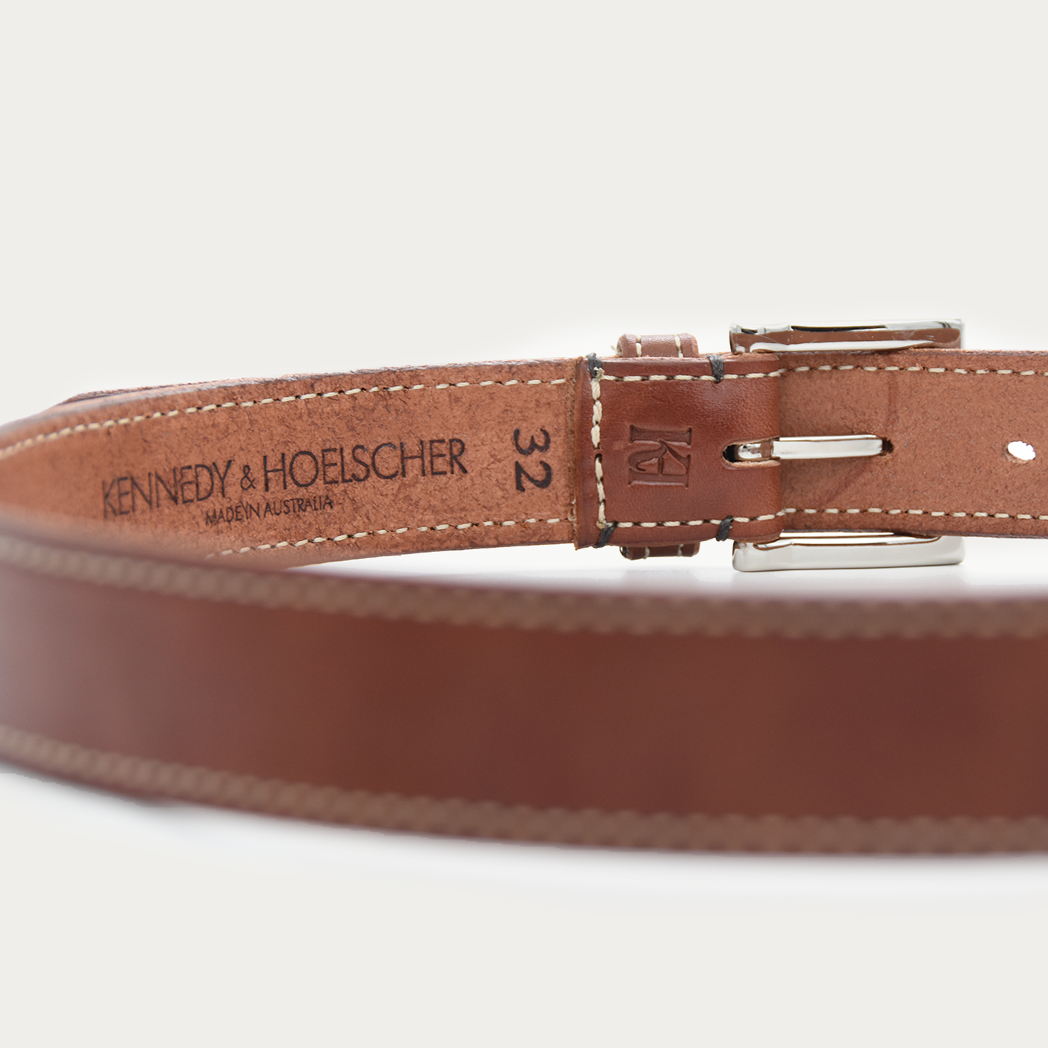 Classic Stitched Square Belt