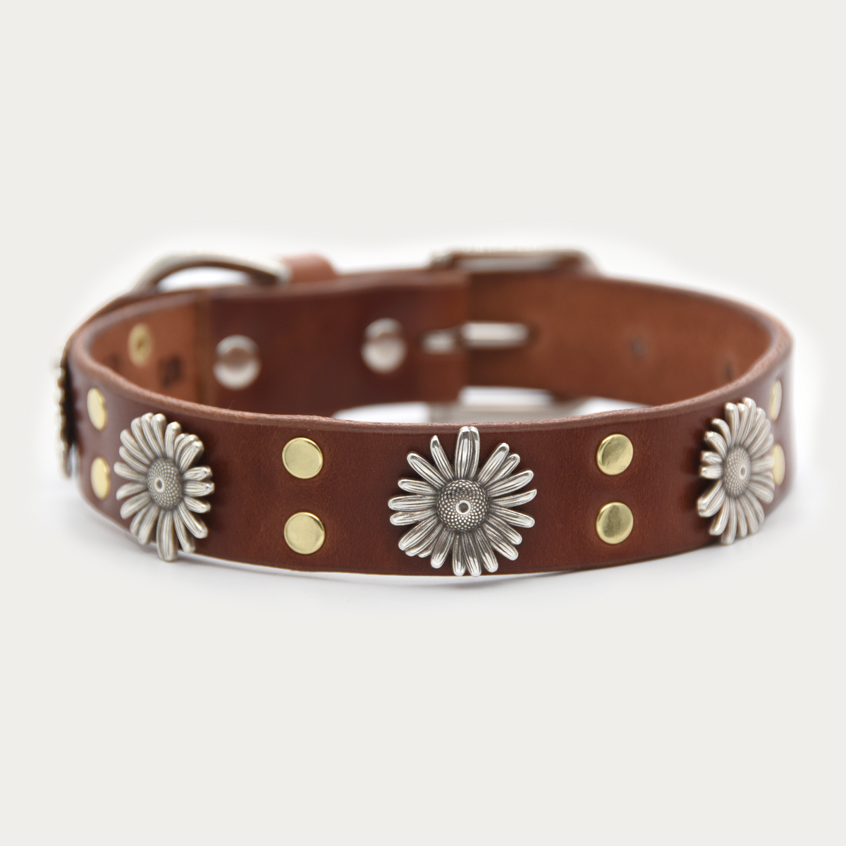 Dog Collar - Two-tone Daisy Chain